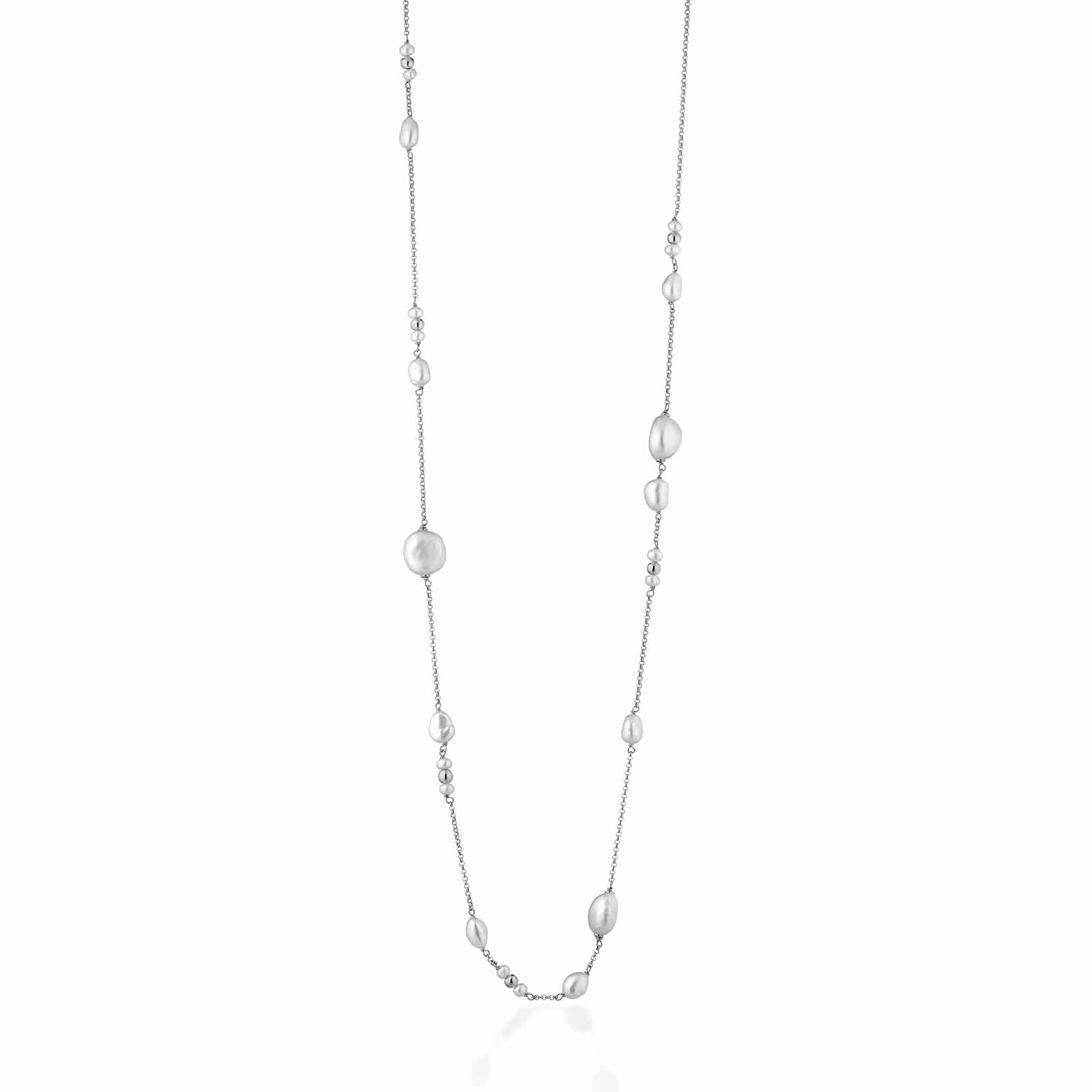Cristelle | Collana in argento e perle