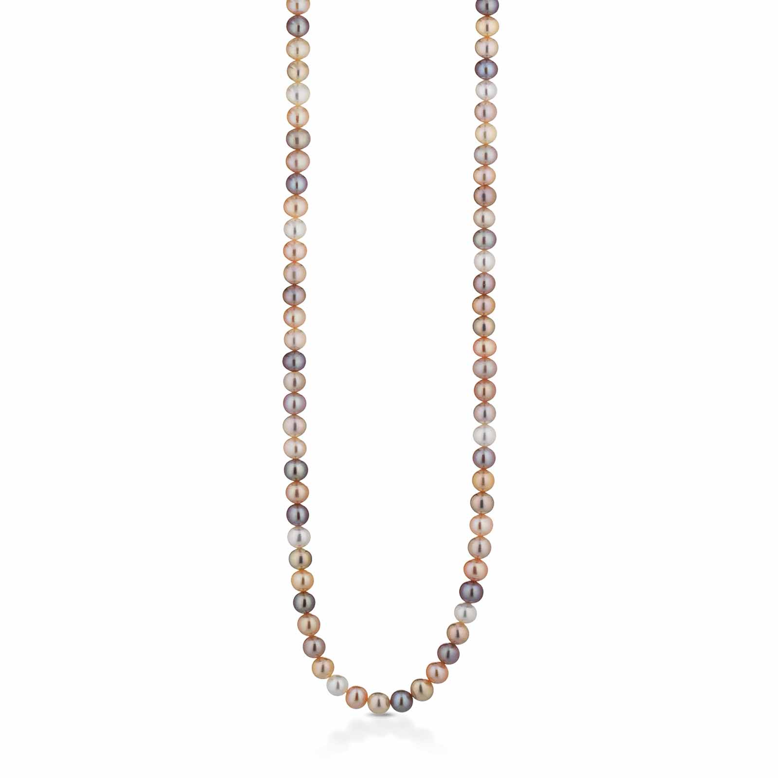Lune Young | Collana con perle multicolor in oro