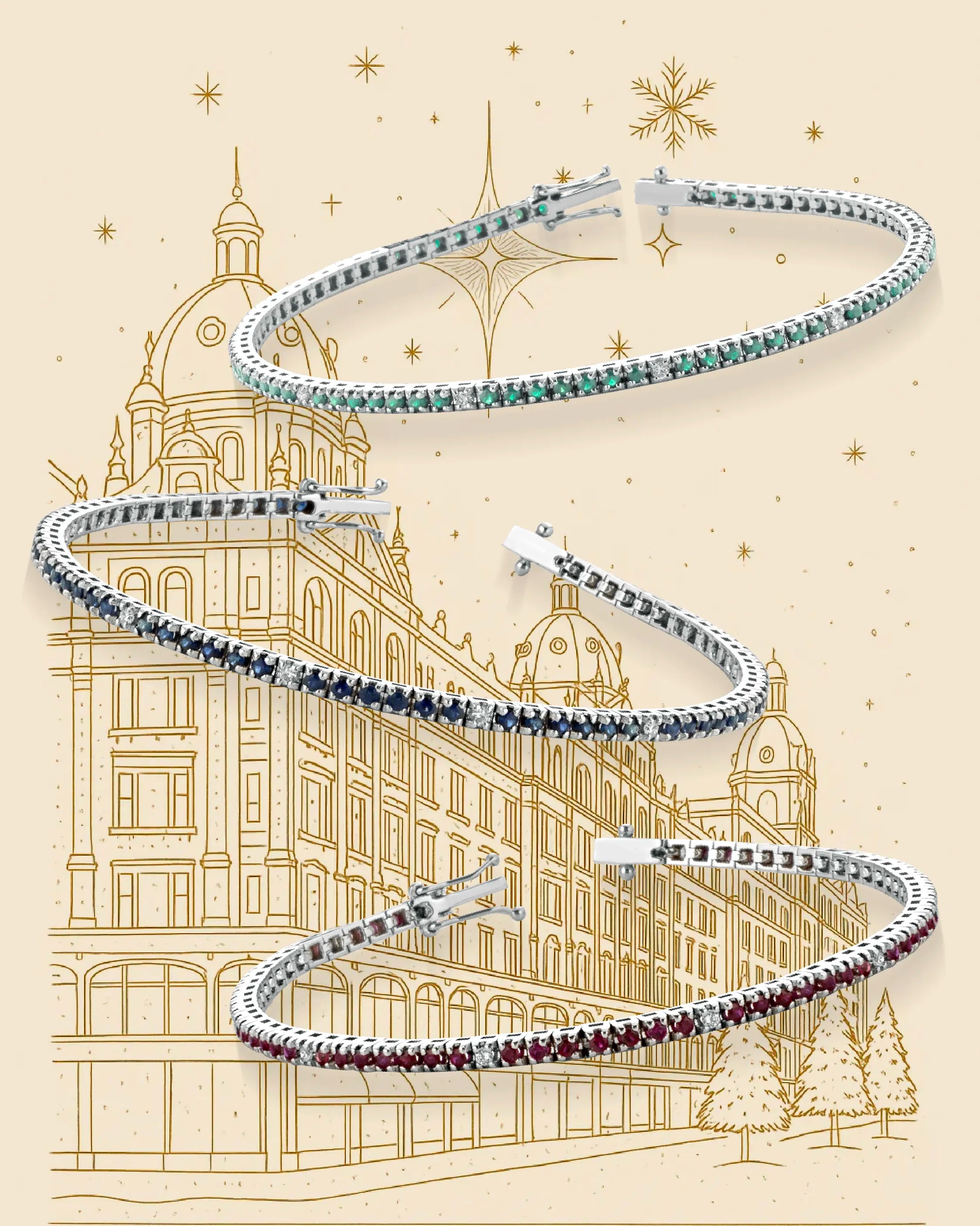 LELUNE DIAMONDS bracciali