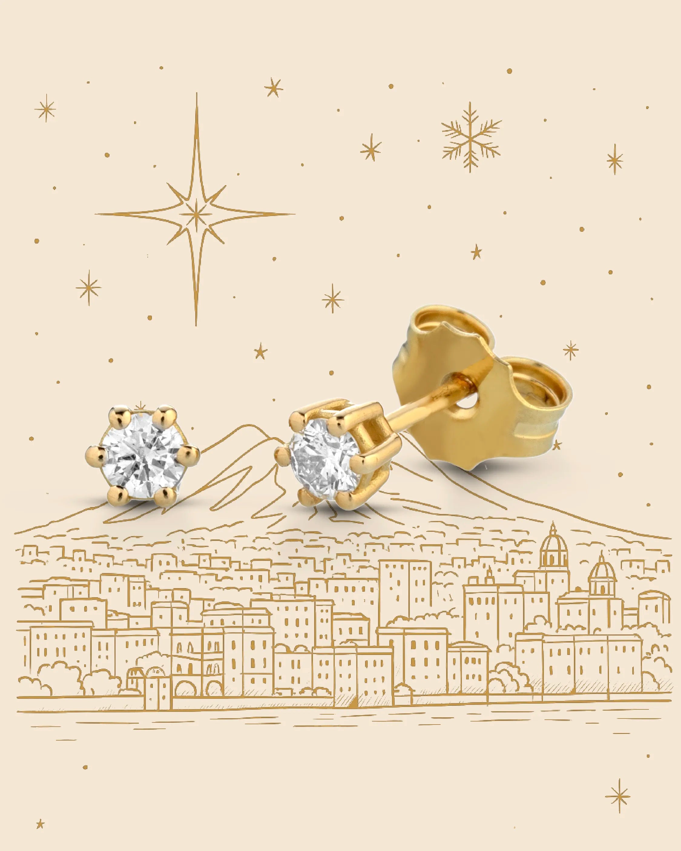 LELUNE DIAMONDS orecchini