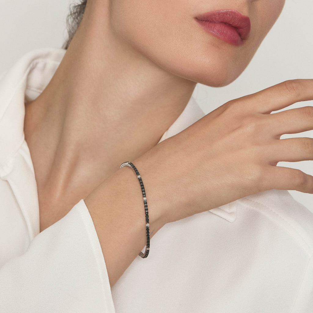 Diamonds | Bracciale tennis in oro e diamanti