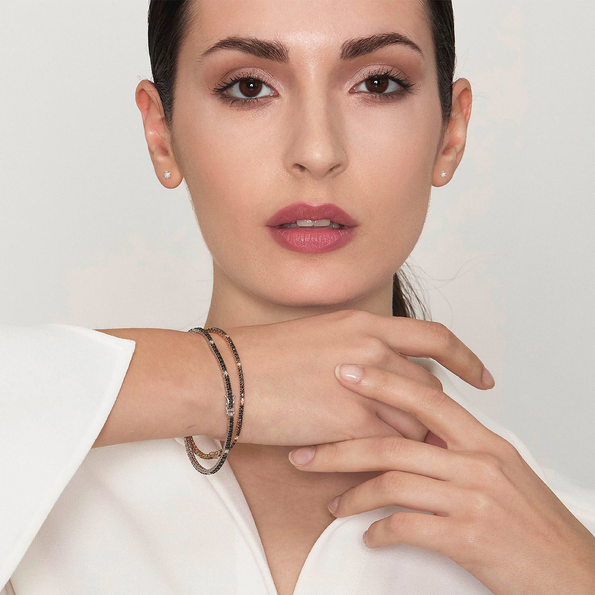 Diamonds | Bracciale tennis in oro e diamanti