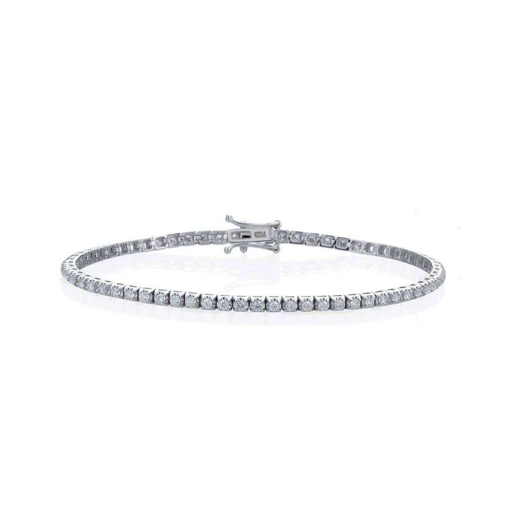 Diamonds | Gold and Diamond Tennis Bracelet