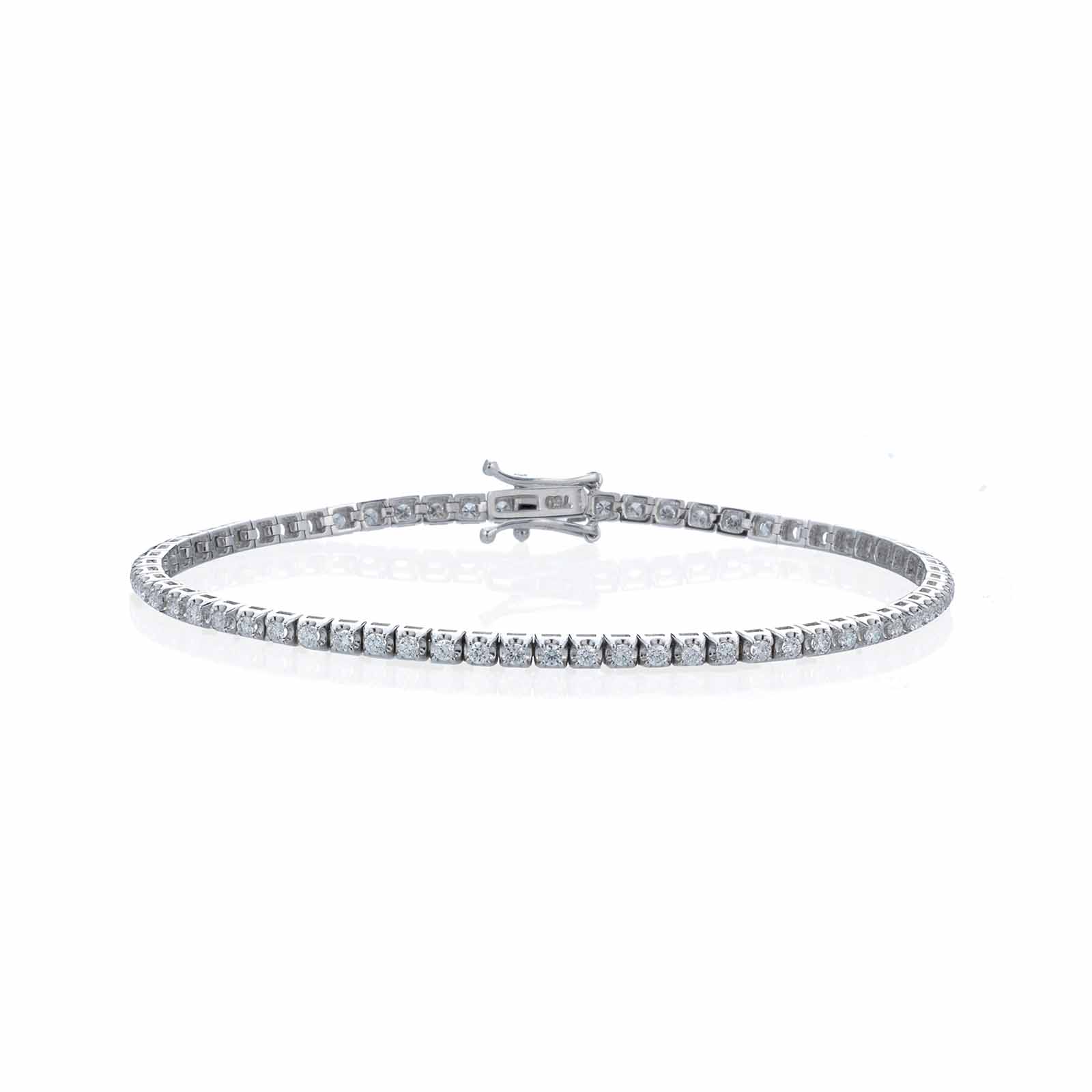 Diamonds | Bracciale tennis in oro e diamanti