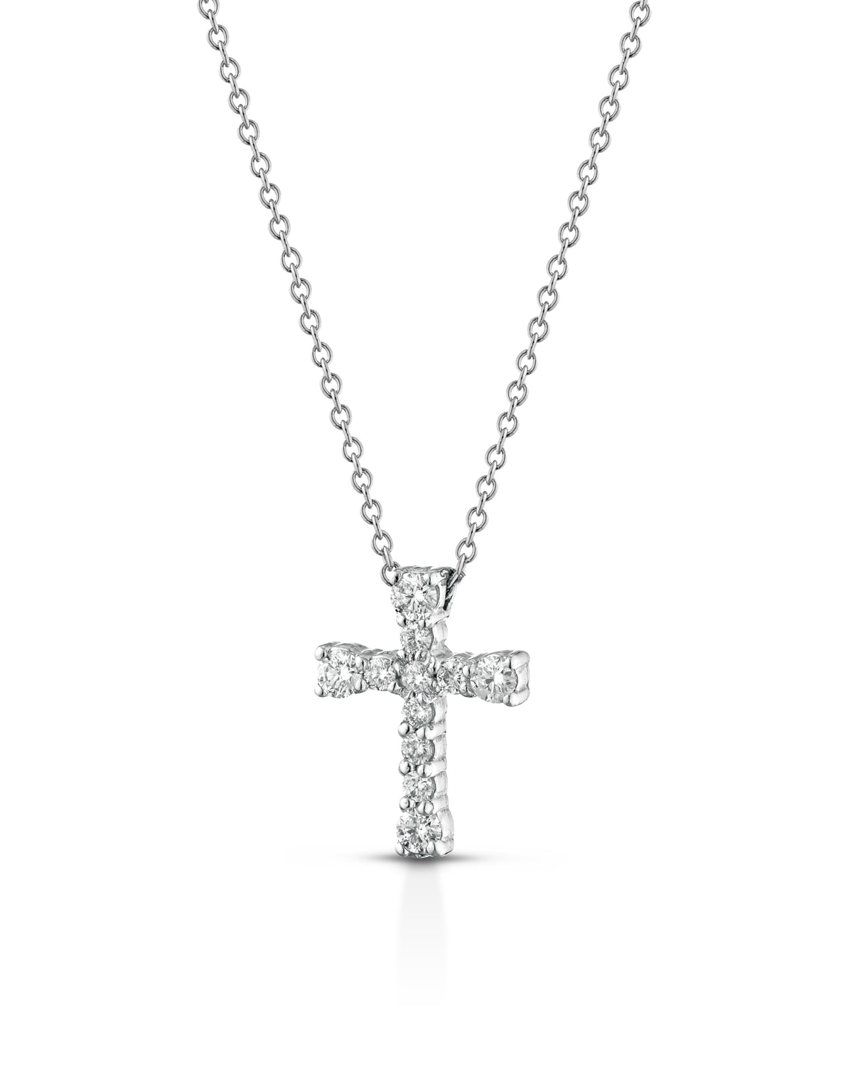Diamonds | Pendente con croce in oro e diamanti