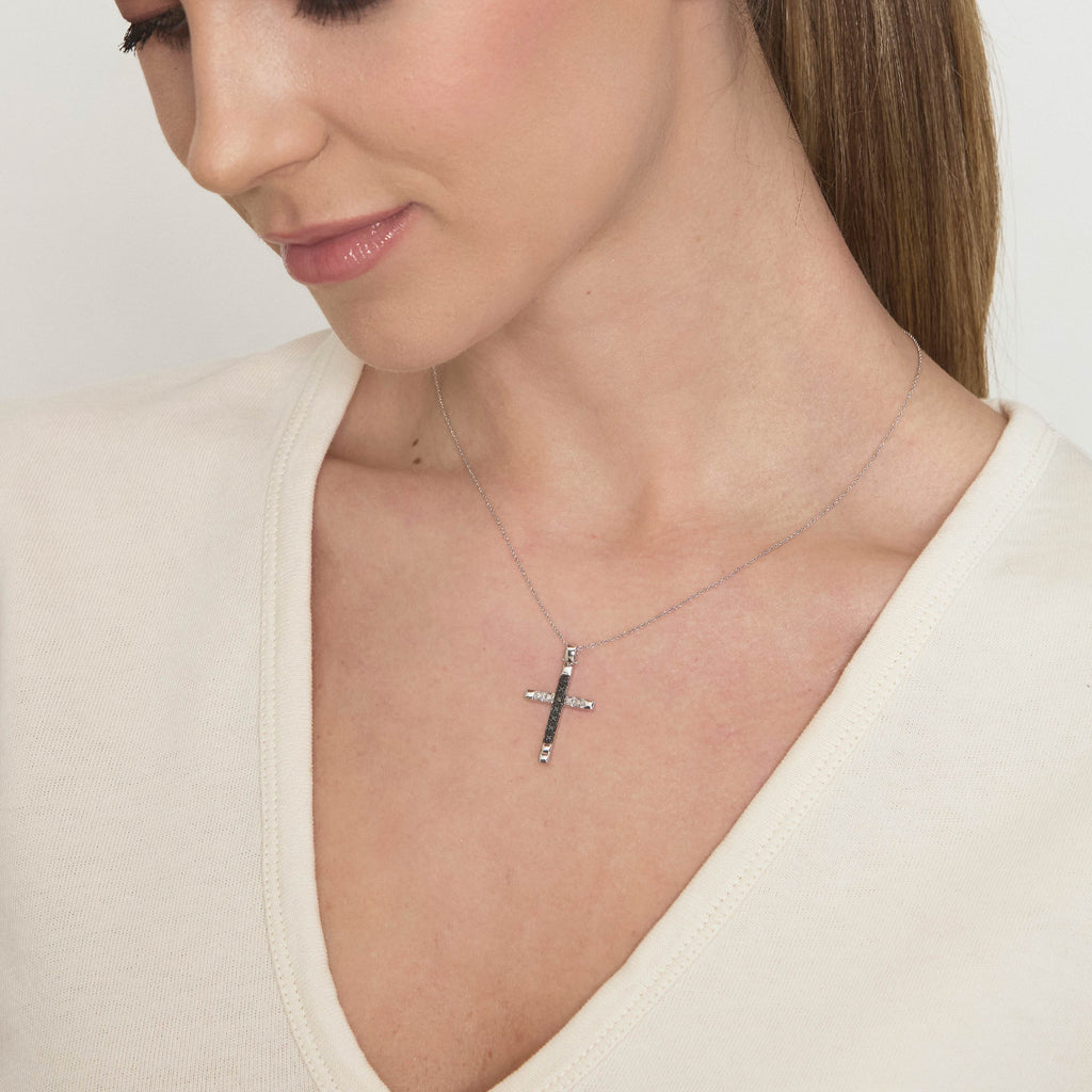 Diamonds | Gold and Diamond Cross Pendant