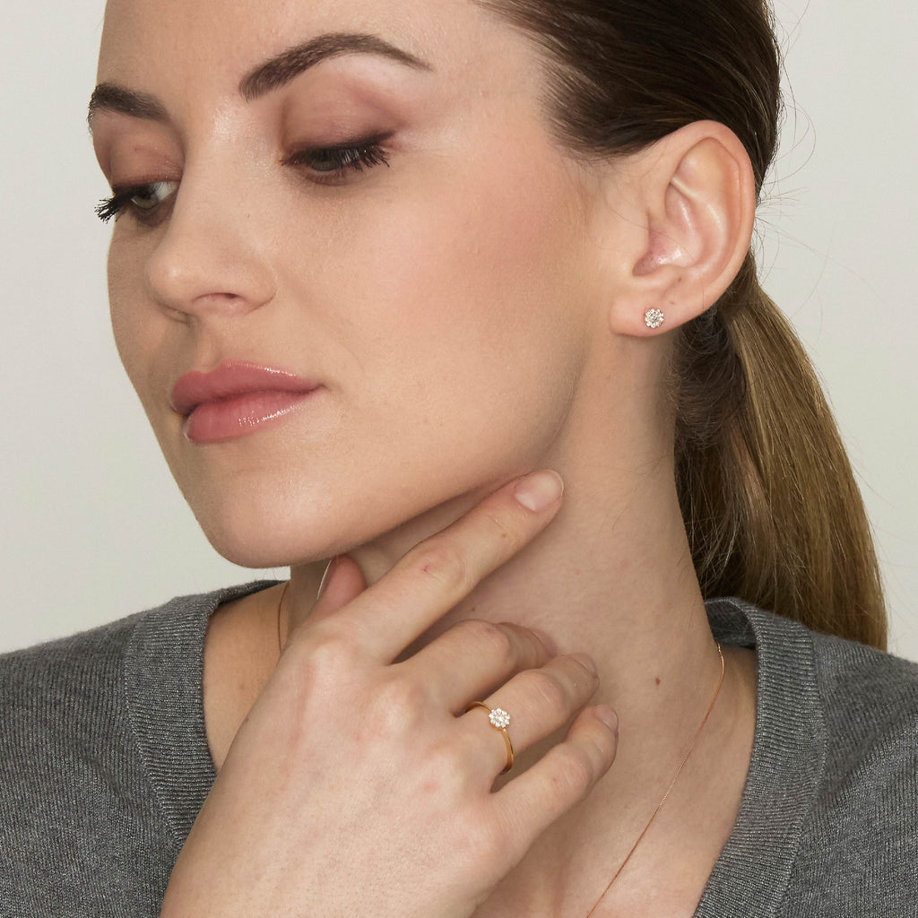 Diamonds | Gold and Diamond Earrings