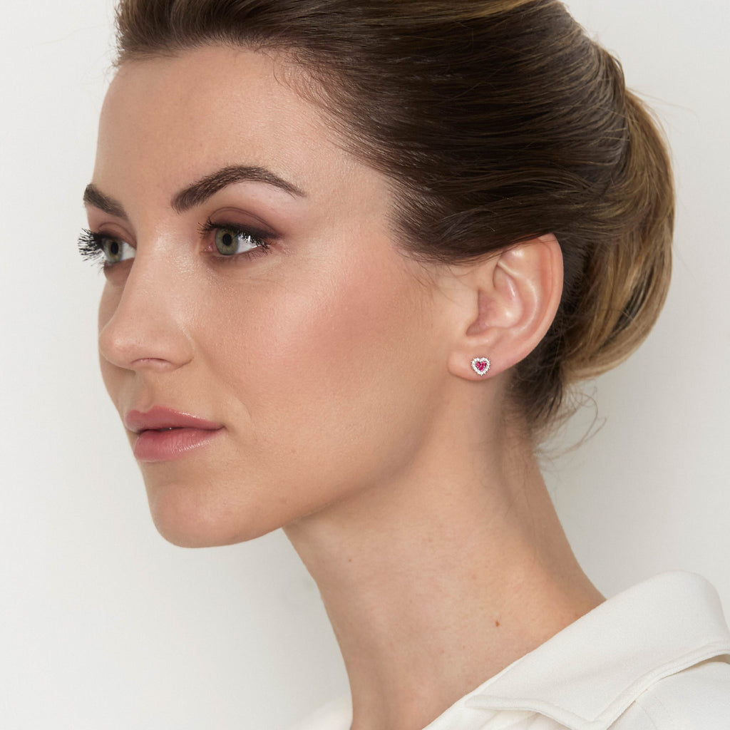 Diamonds | Orecchini in oro, diamanti e rubini
