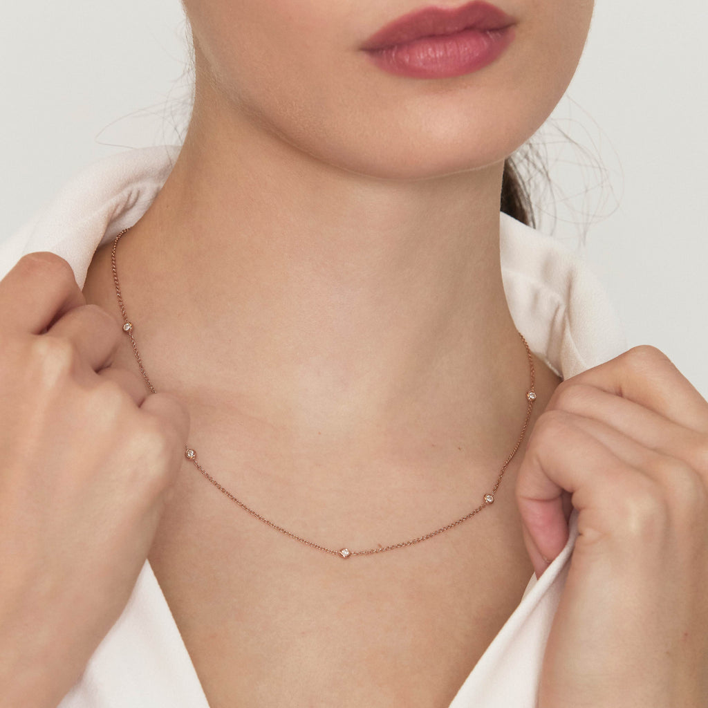 Diamonds | Girocollo in oro e diamanti