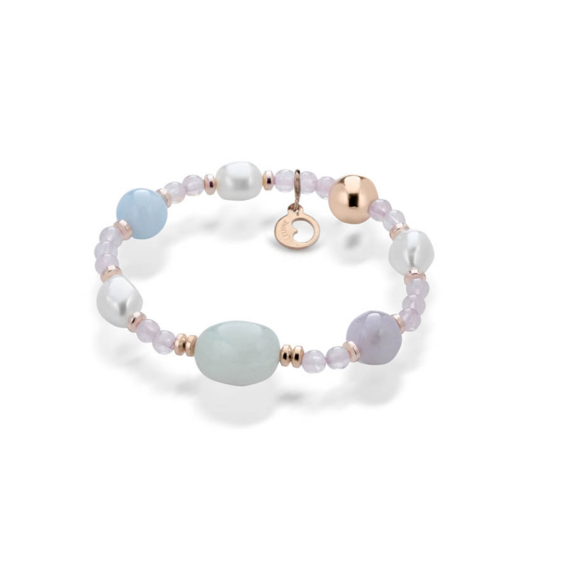Violetta | Bracciale con perle e pietre colorate