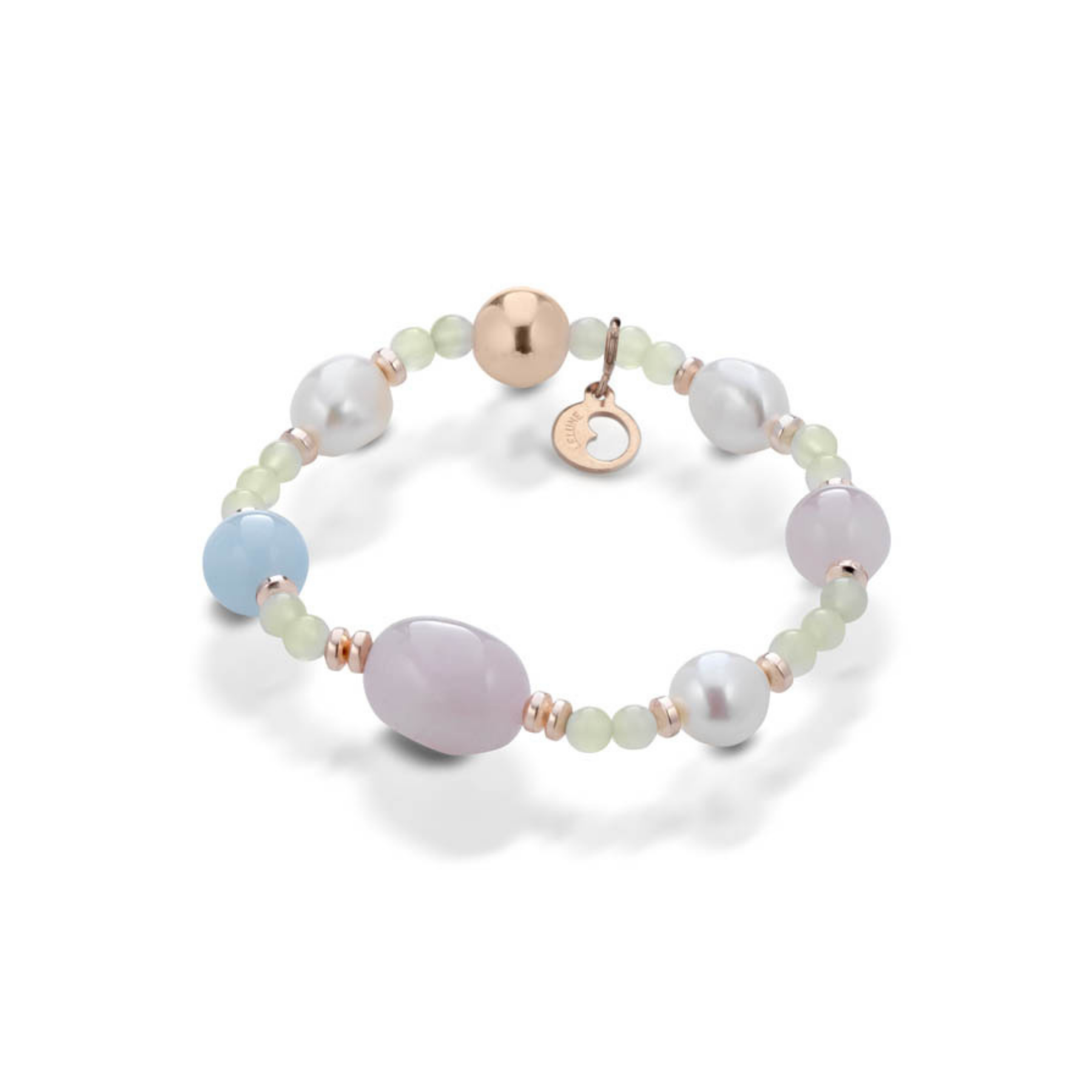 Violetta | Bracciale con perle e pietre colorate