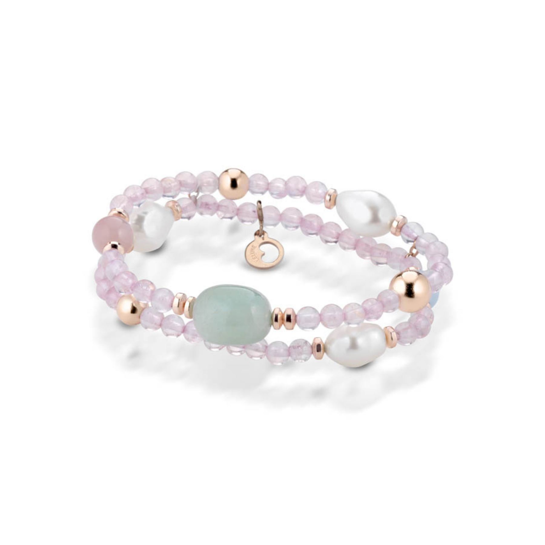 Violetta | Bracciale con perle e pietre colorate