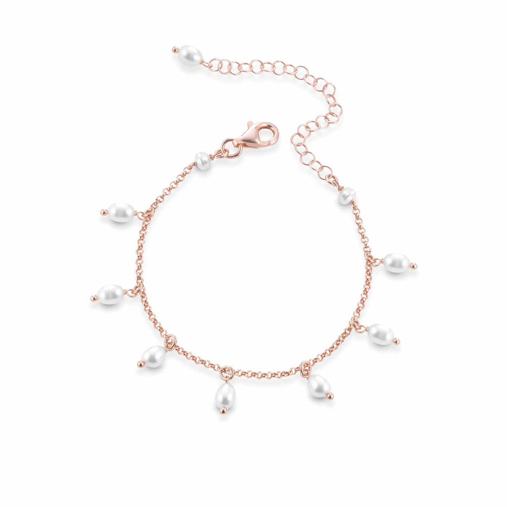 Young | Bracciale in argento e perle