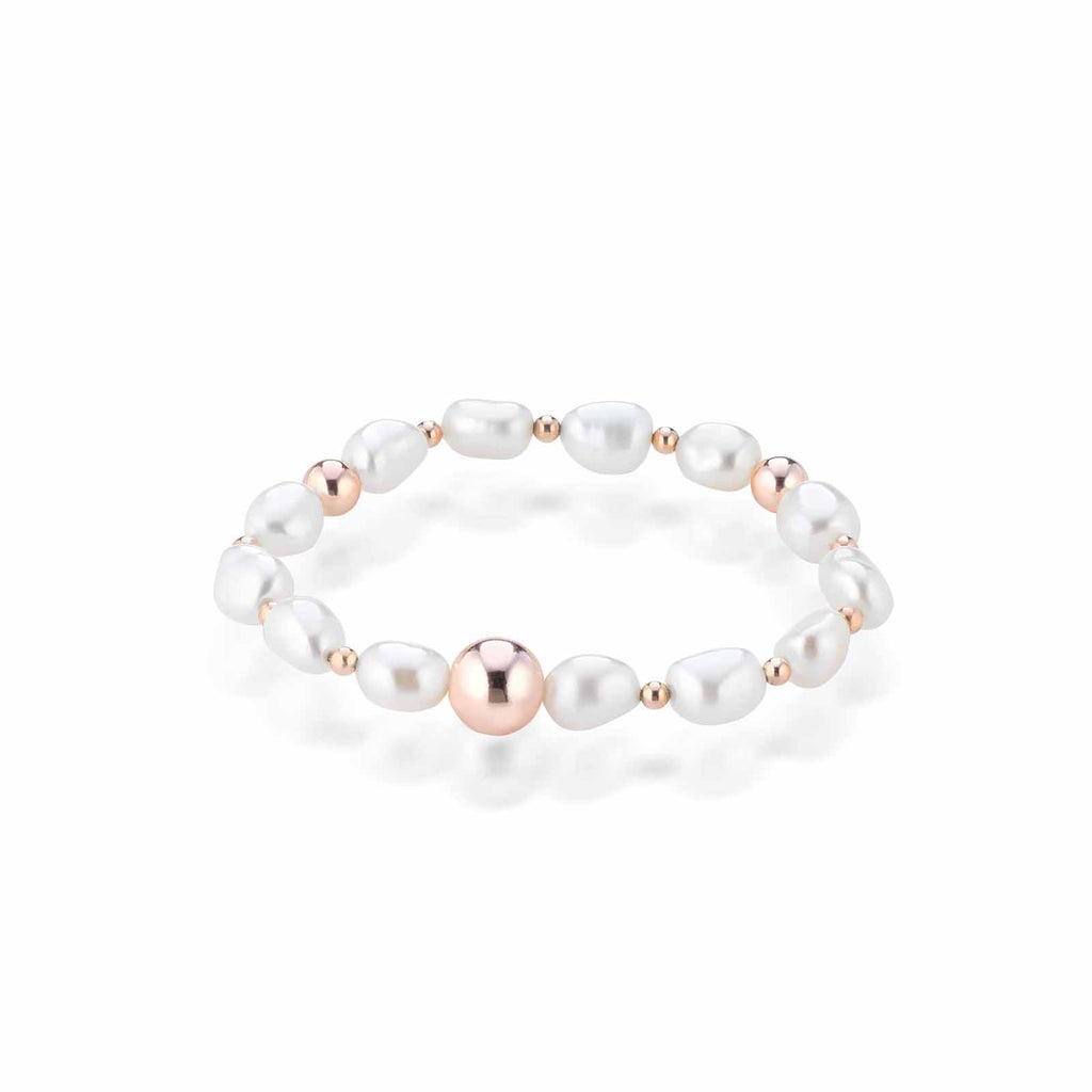 Young | Bracciale in argento e perle