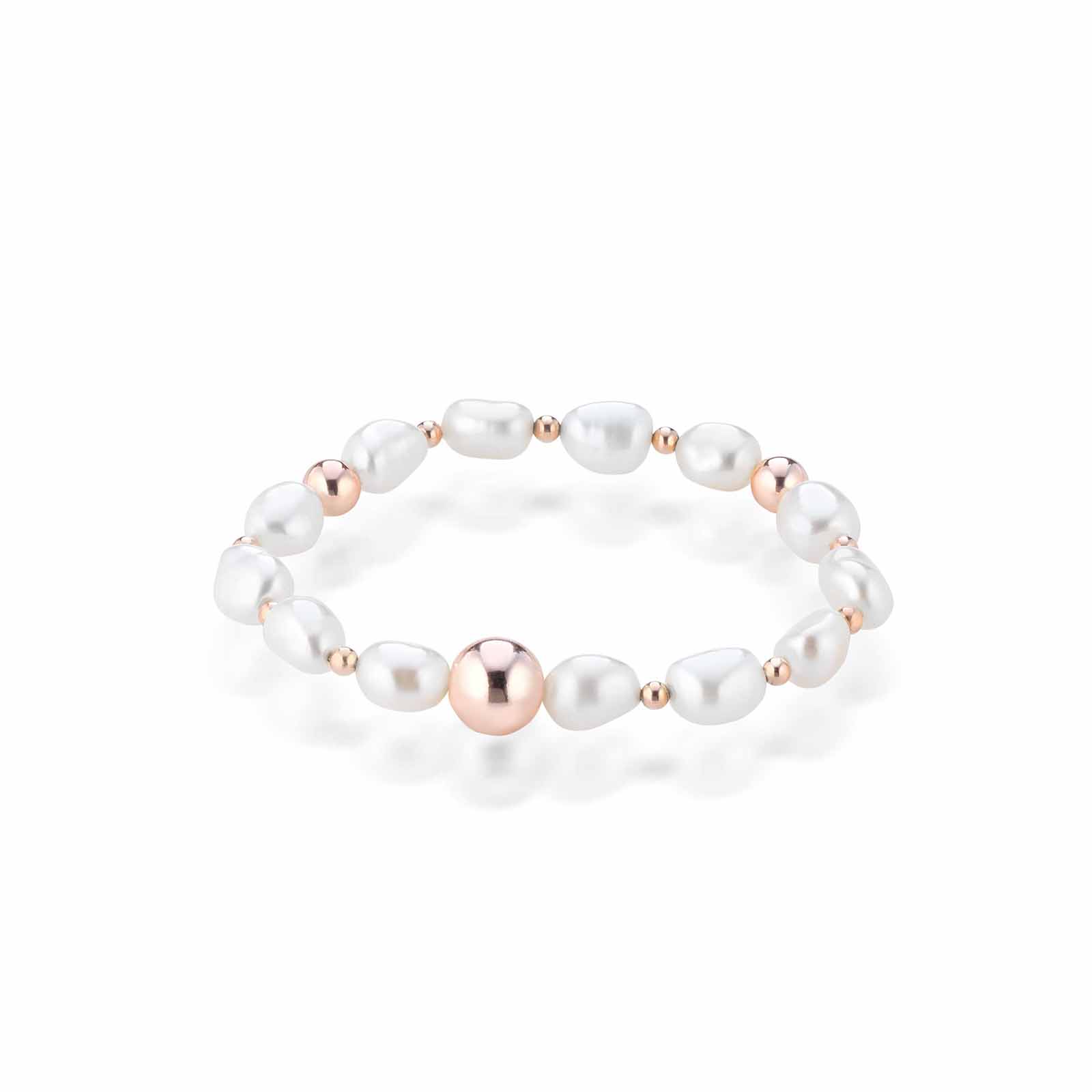 Young | Bracciale in argento e perle