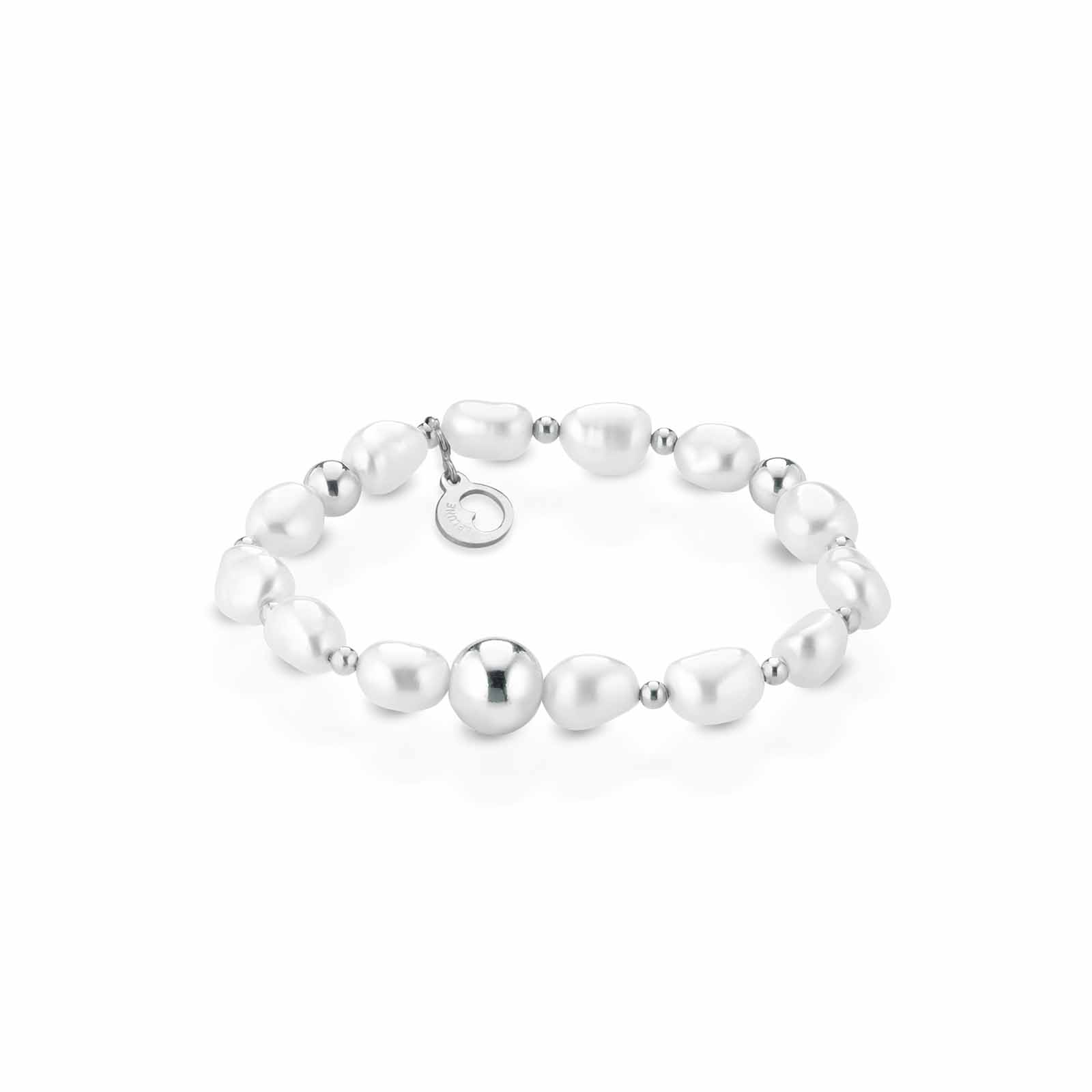 Young | Bracciale in argento e perle