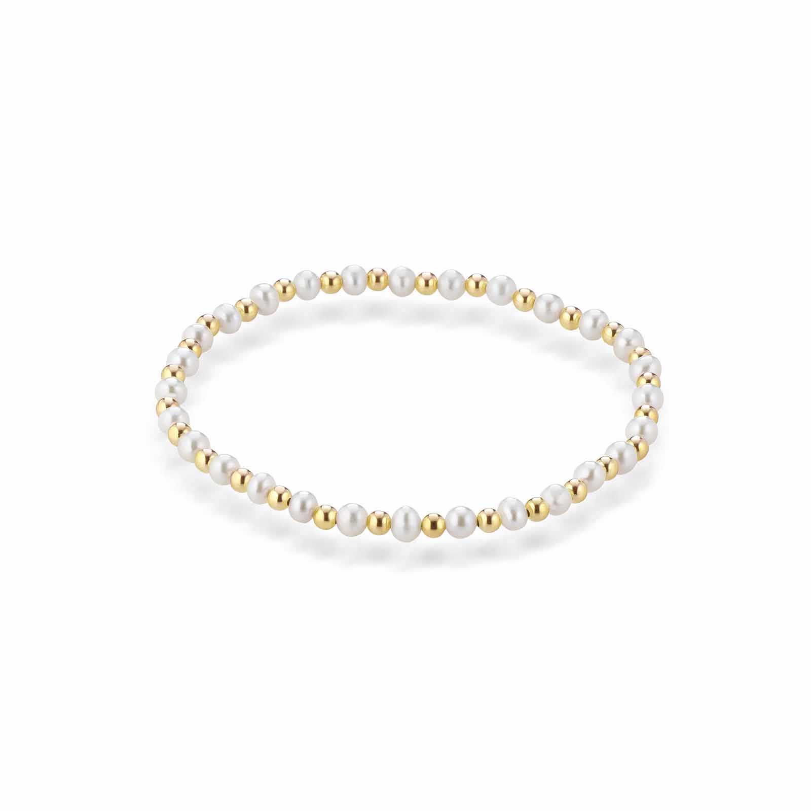 Young | Bracciale in argento e perle