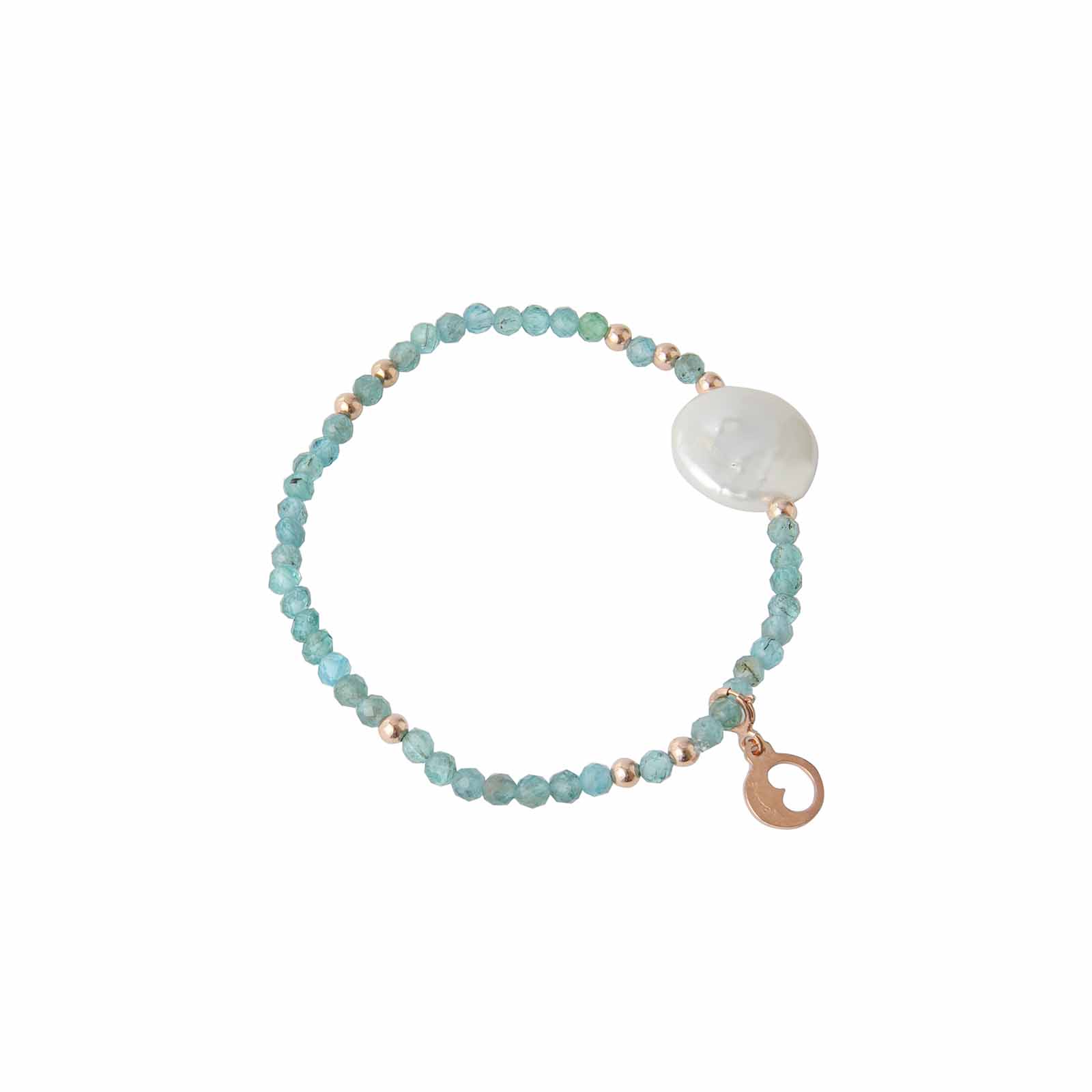 Young Summer | Bracciale con perle, argento e pietre naturali