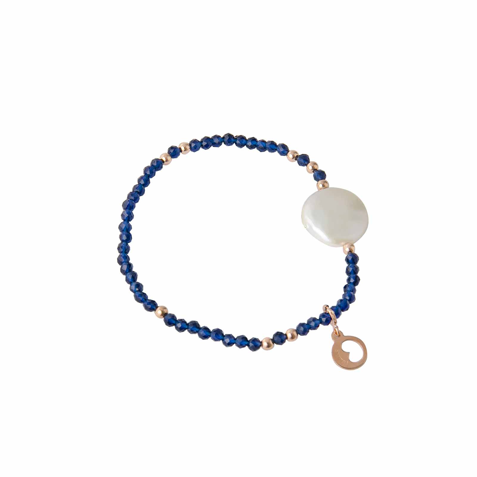 Young Summer | Bracciale con perle, argento e pietre naturali