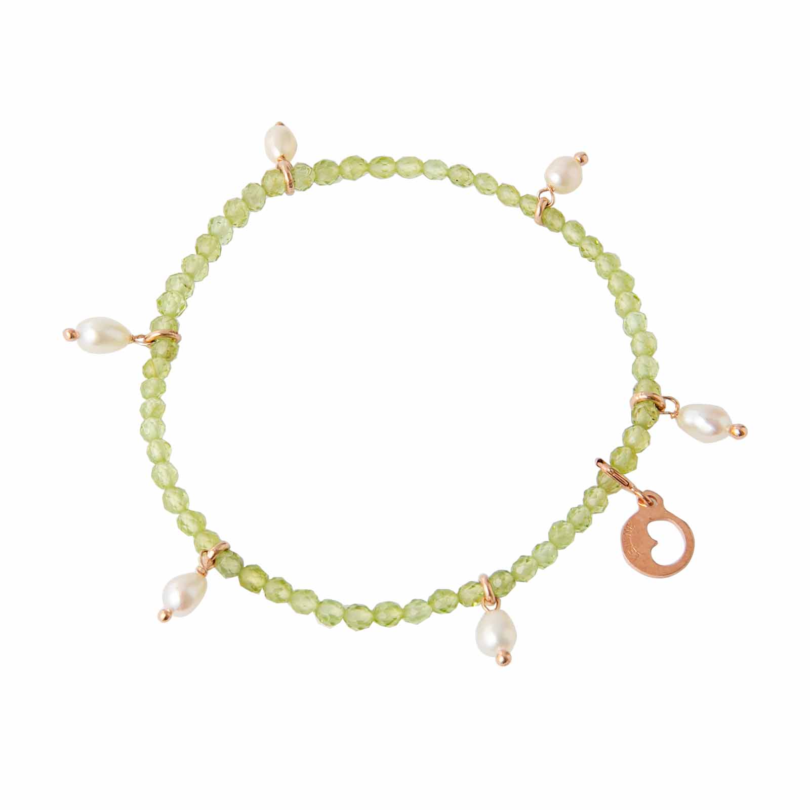 Young Summer | Bracciale con perle, argento e pietre naturali