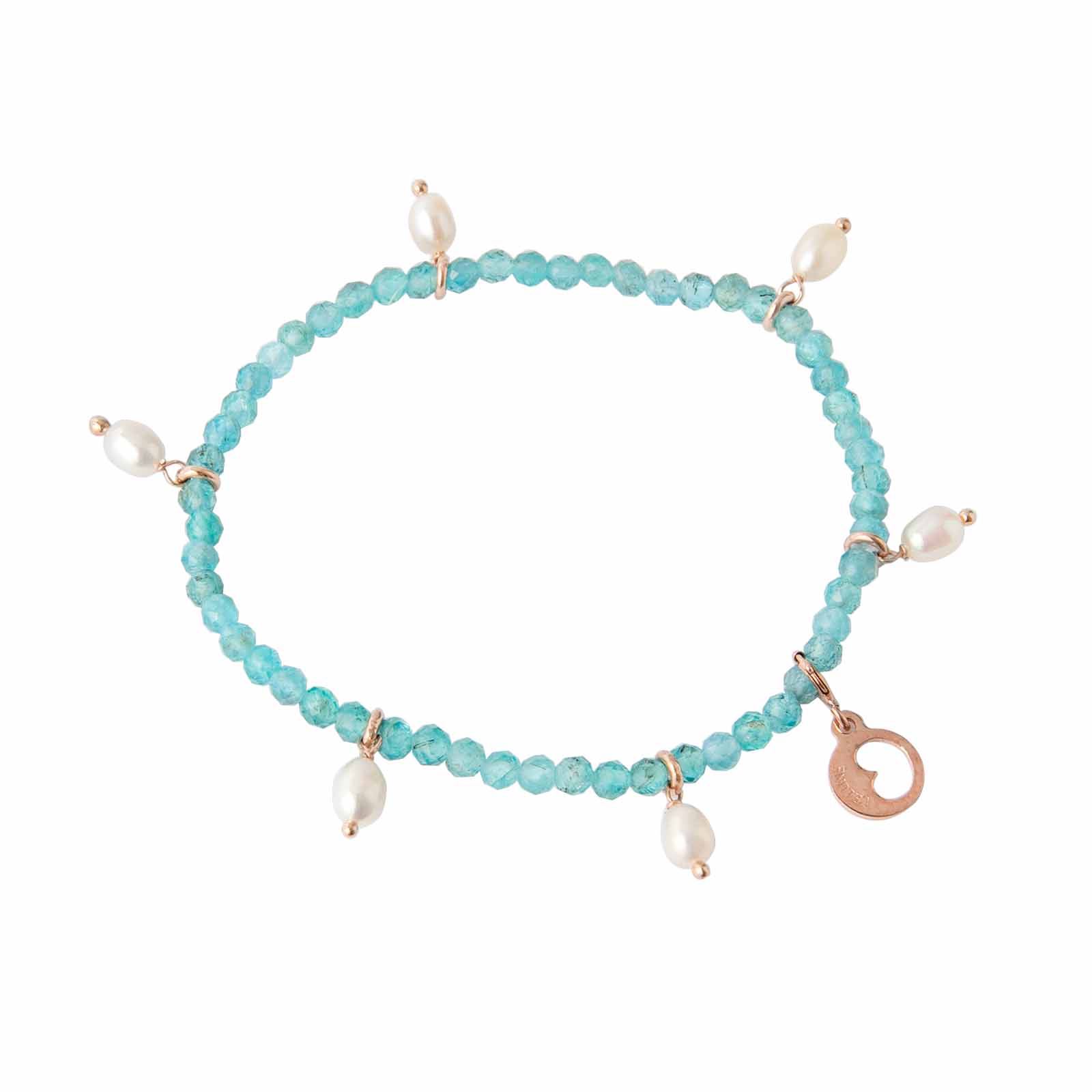 Young Summer | Bracciale con perle, argento e pietre naturali