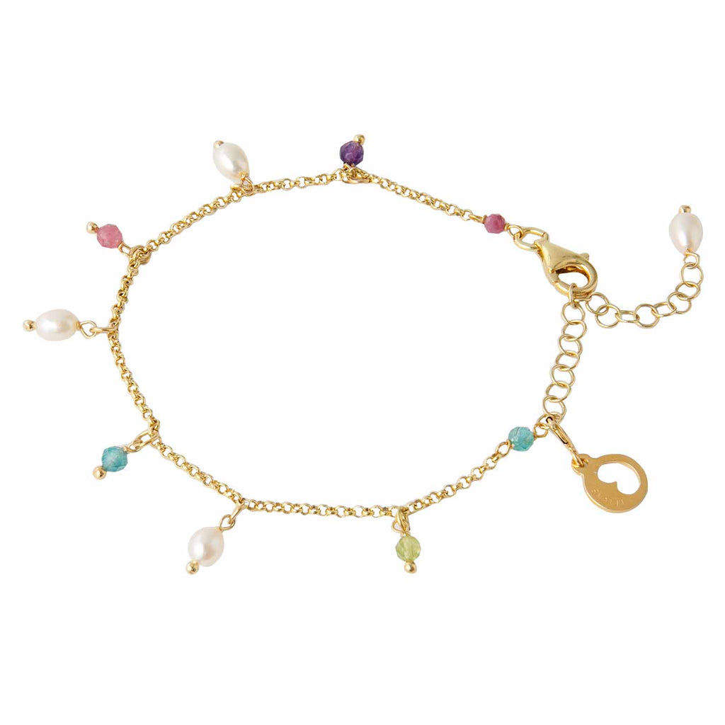 Young Summer | Bracciale in argento e perle