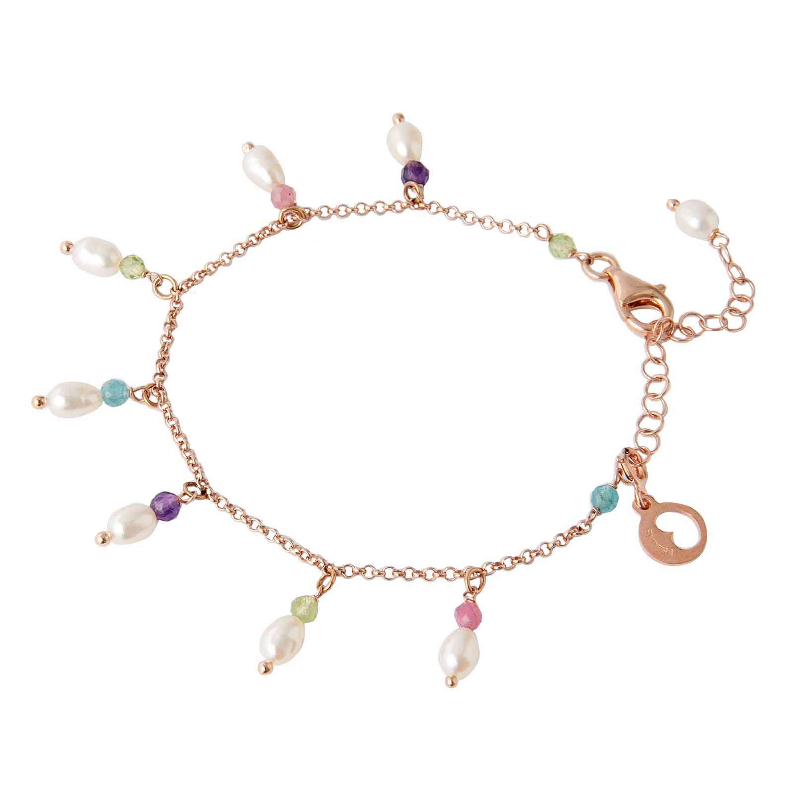 Young Summer | Bracciale in argento e perle