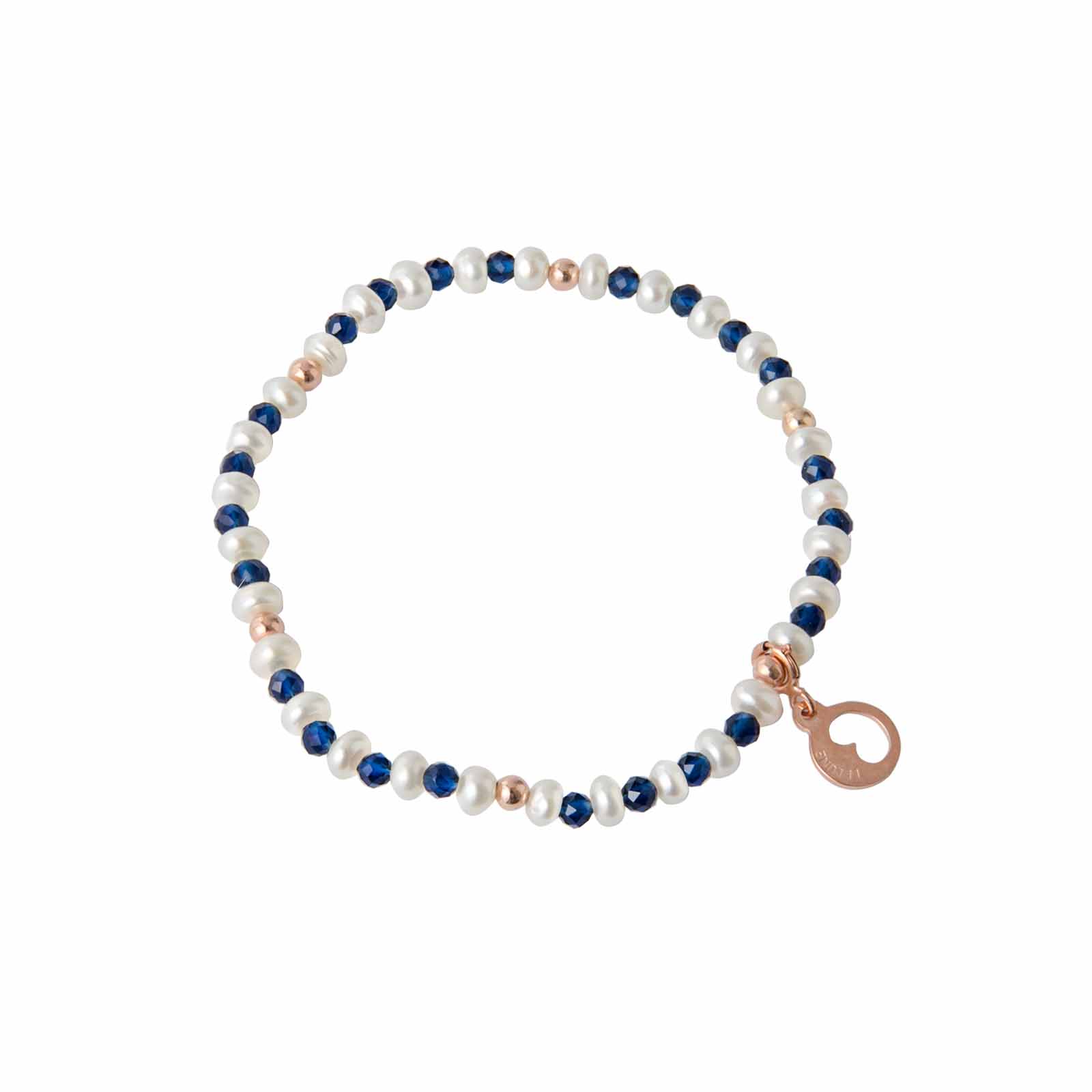 Young Summer | Bracciale con perle, argento e pietre naturali