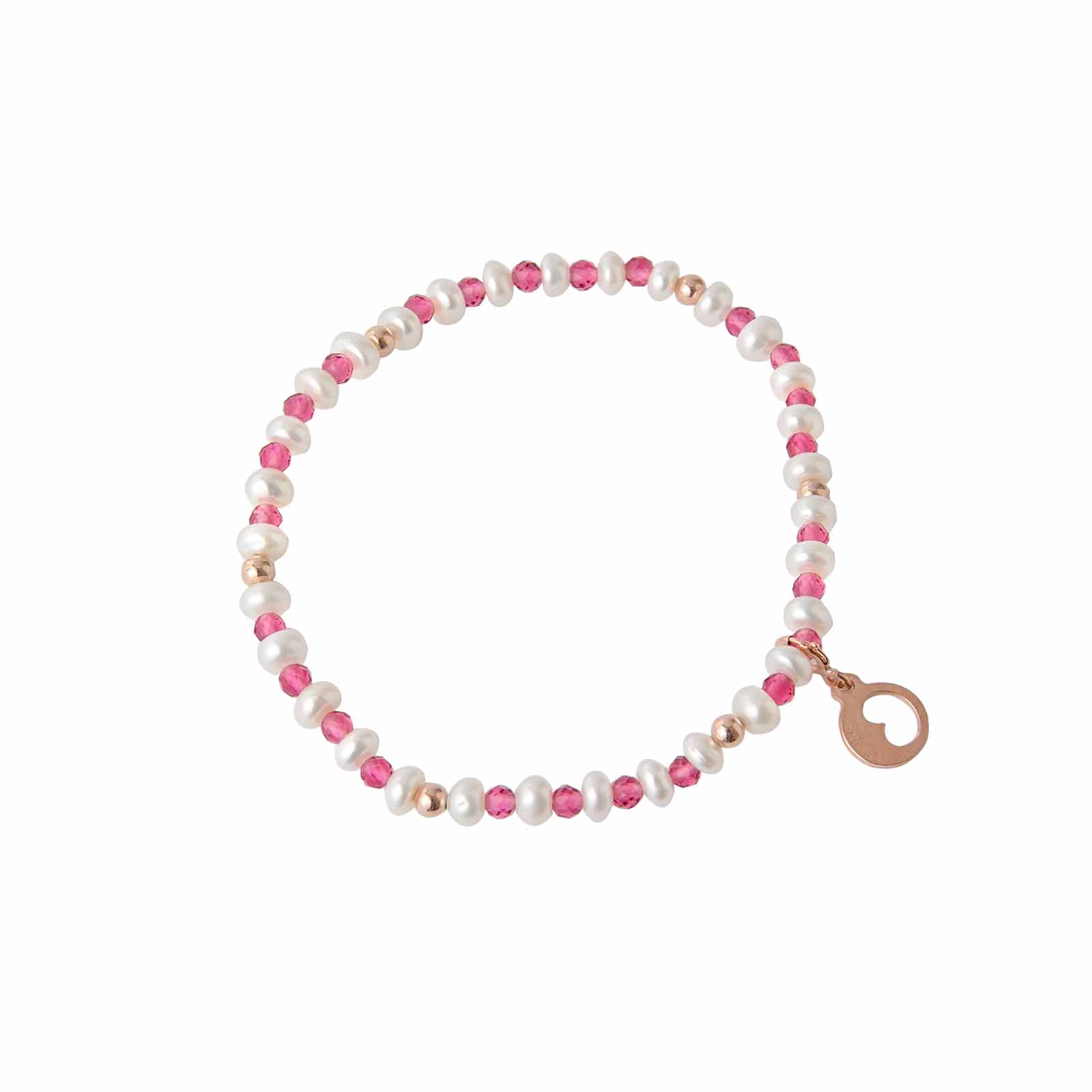Young Summer | Bracciale con perle, argento e pietre naturali