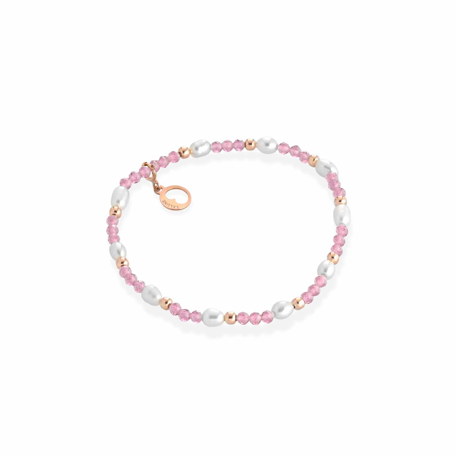 Young Summer | Bracciale con perle, argento e pietre naturali