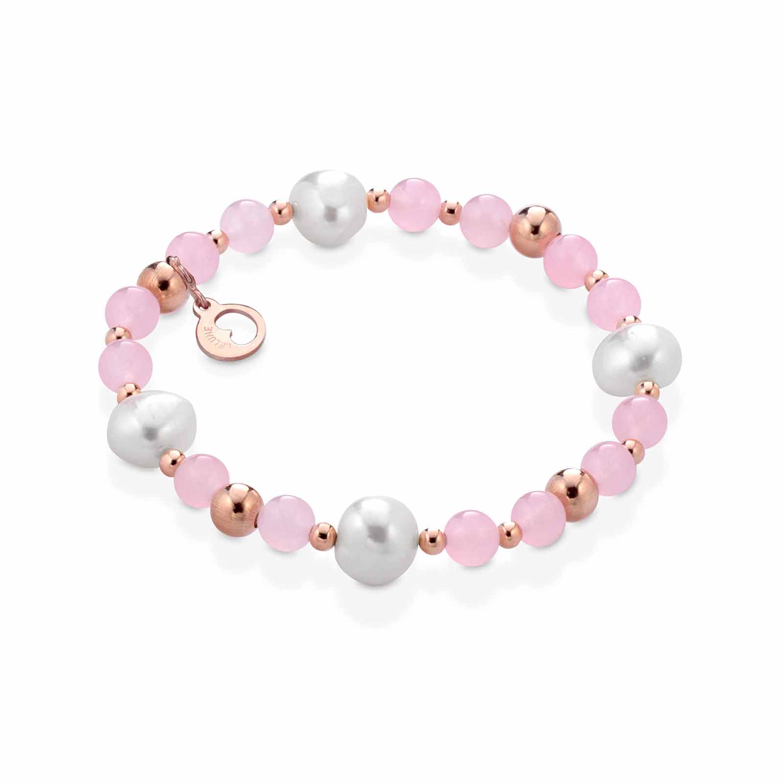 Violetta | Bracciale con perle e giada