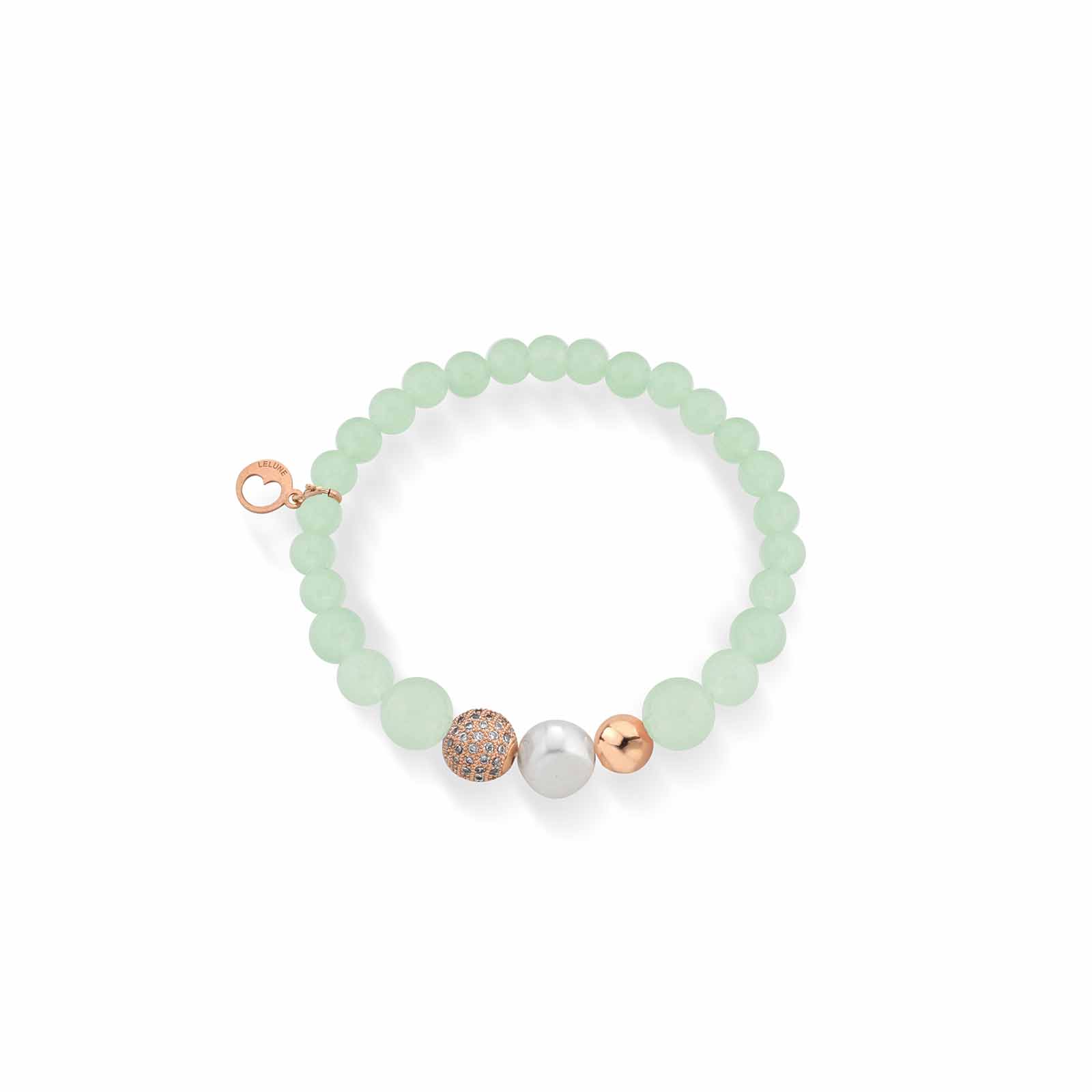 Violetta | Bracciale con perle, argento e pietre