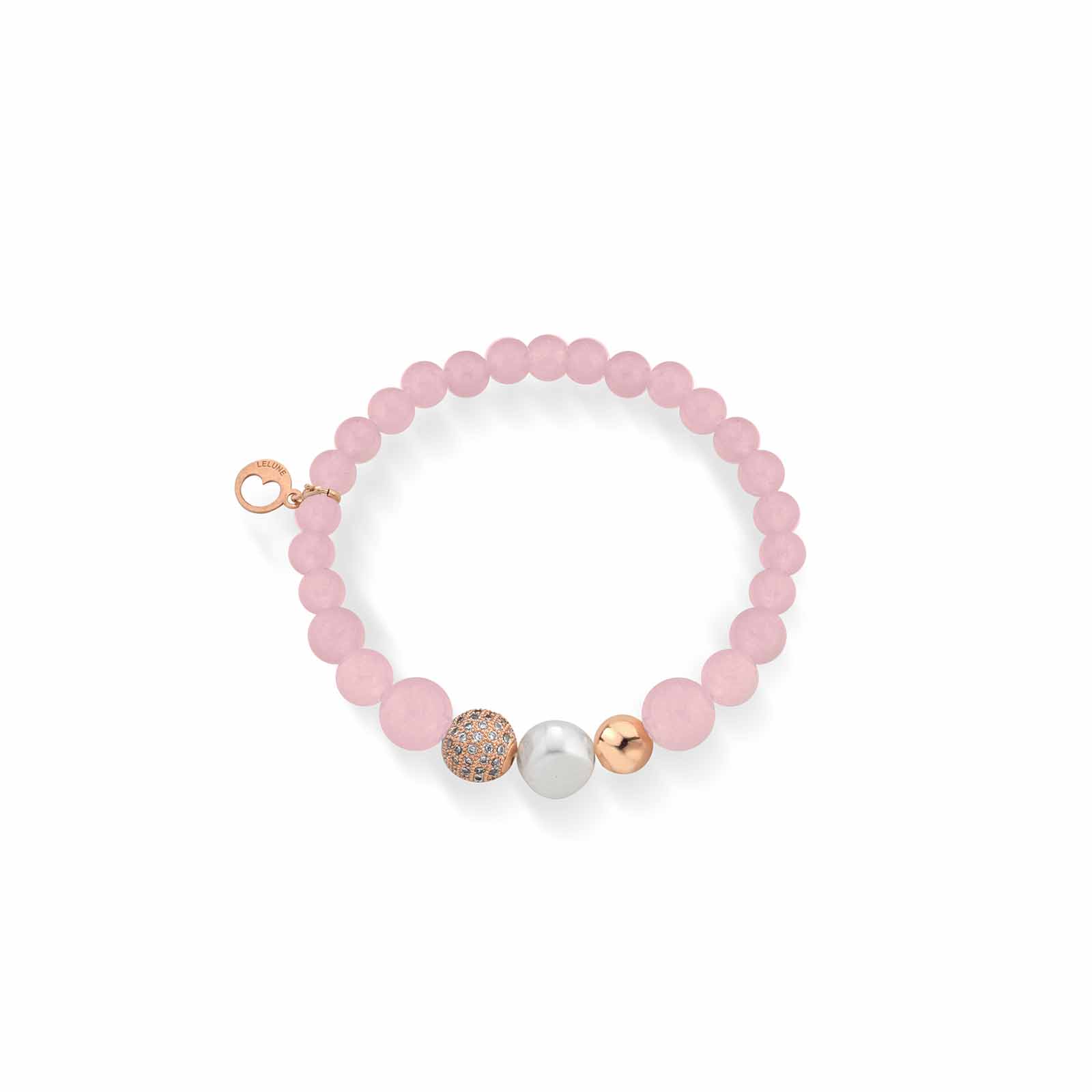 Violetta | Bracciale con perle, argento e pietre