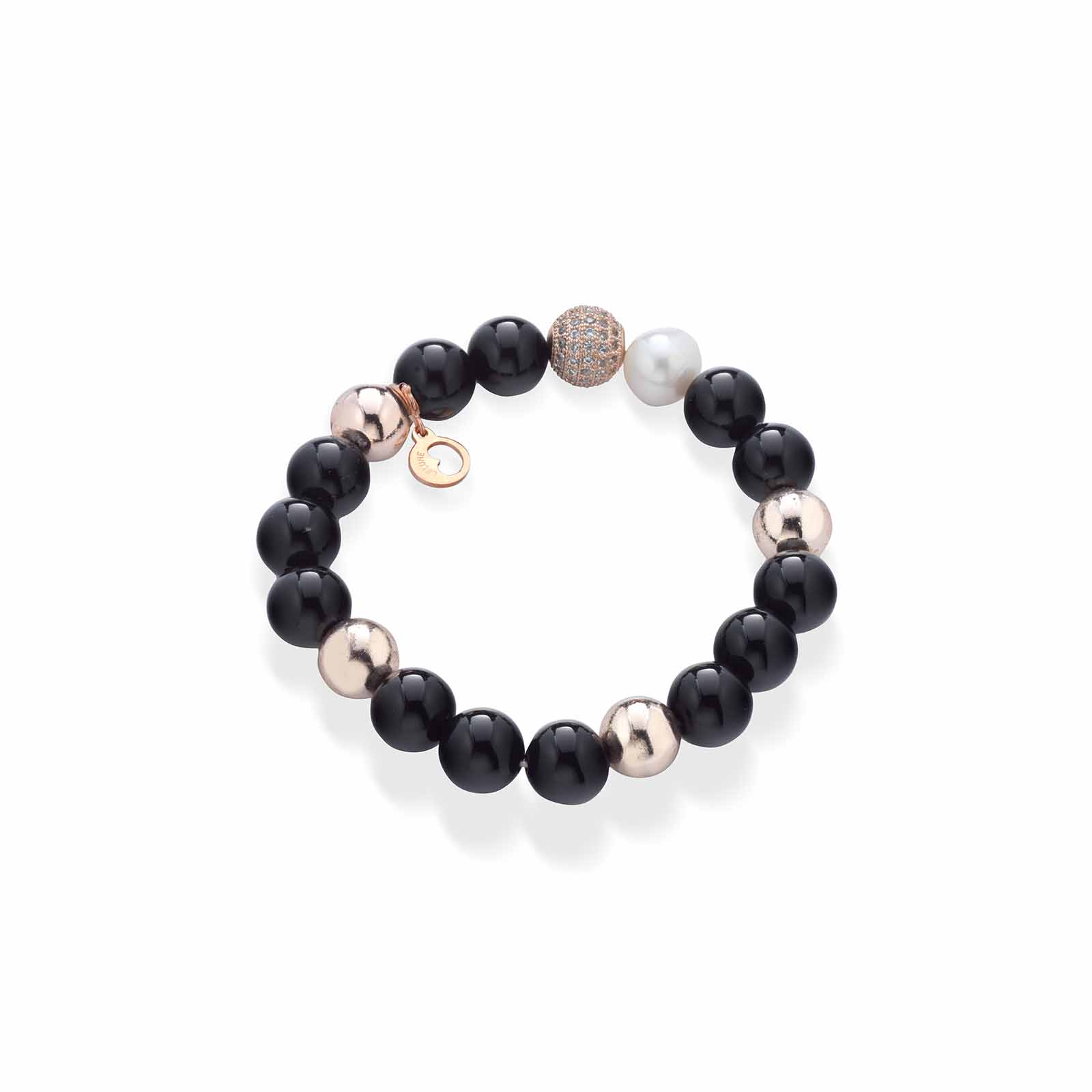 Memories | Bracciale con perle, argento e pietre