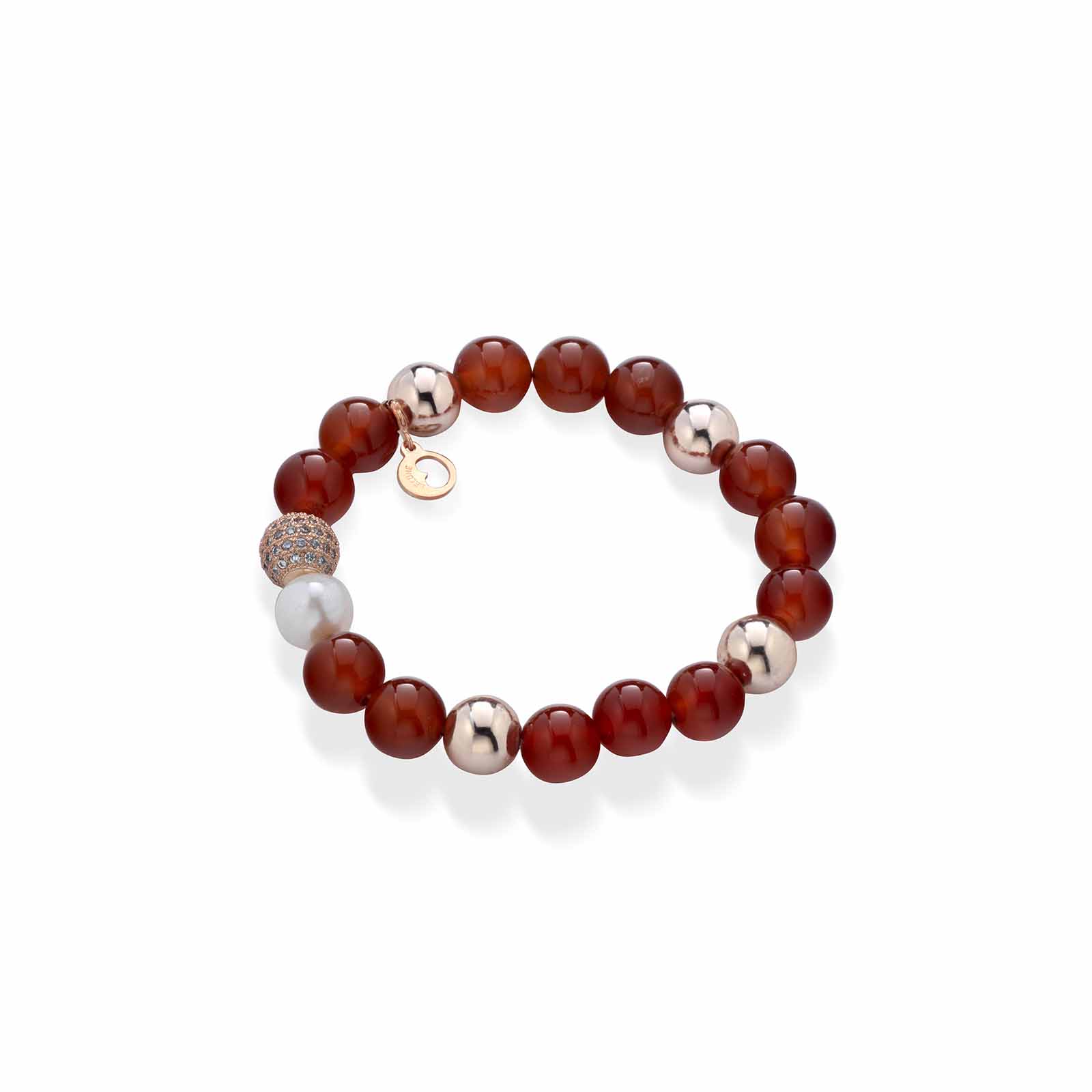 Memories | Bracciale con perle, argento e pietre