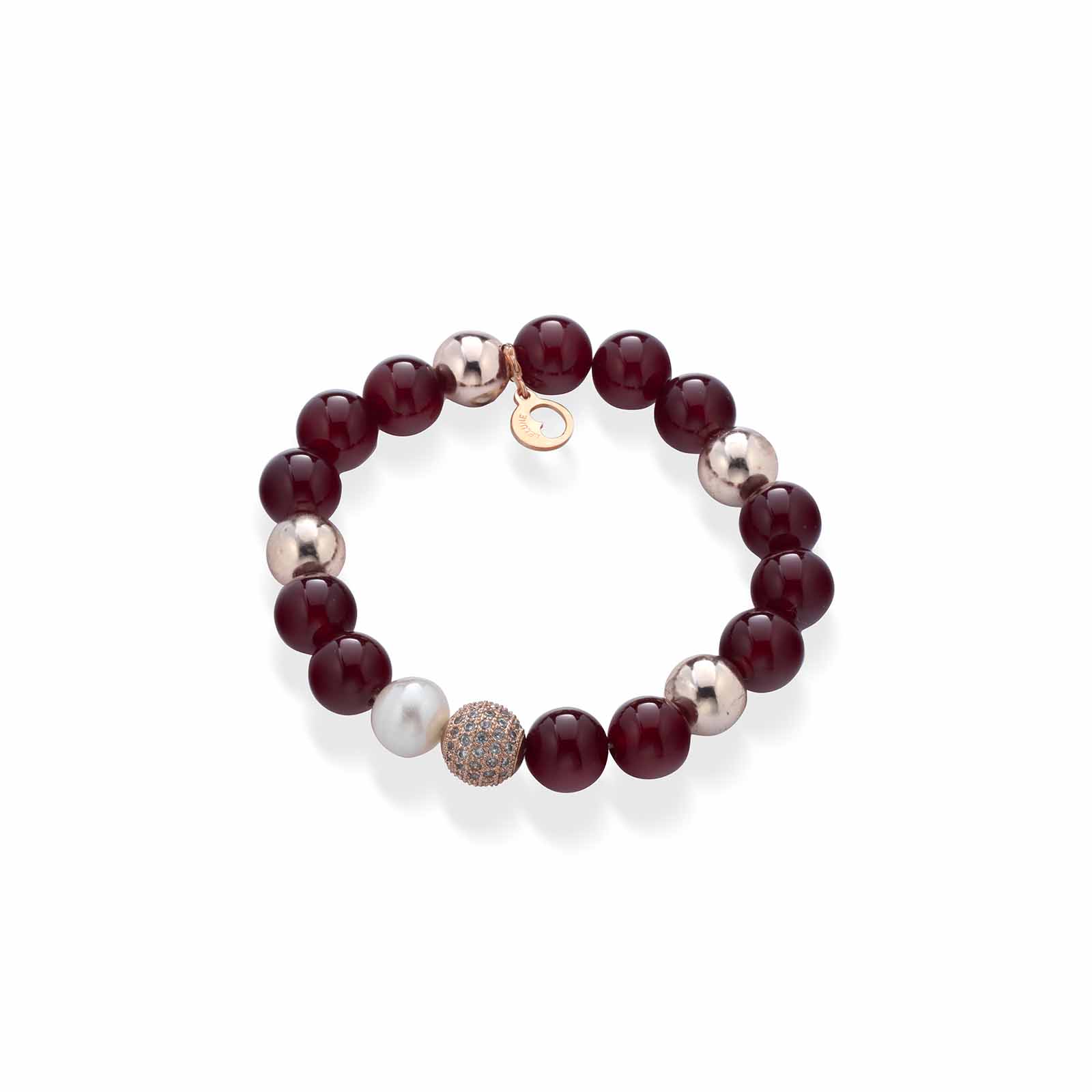 Memories | Bracciale con perle, argento e pietre