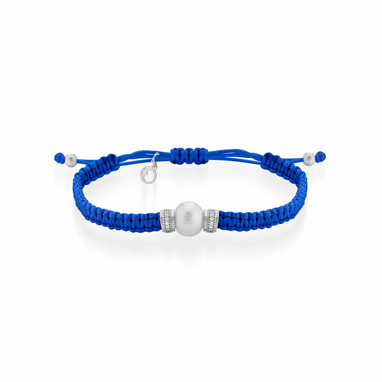 Rainbow | Bracciale con perla in cordino regolabile