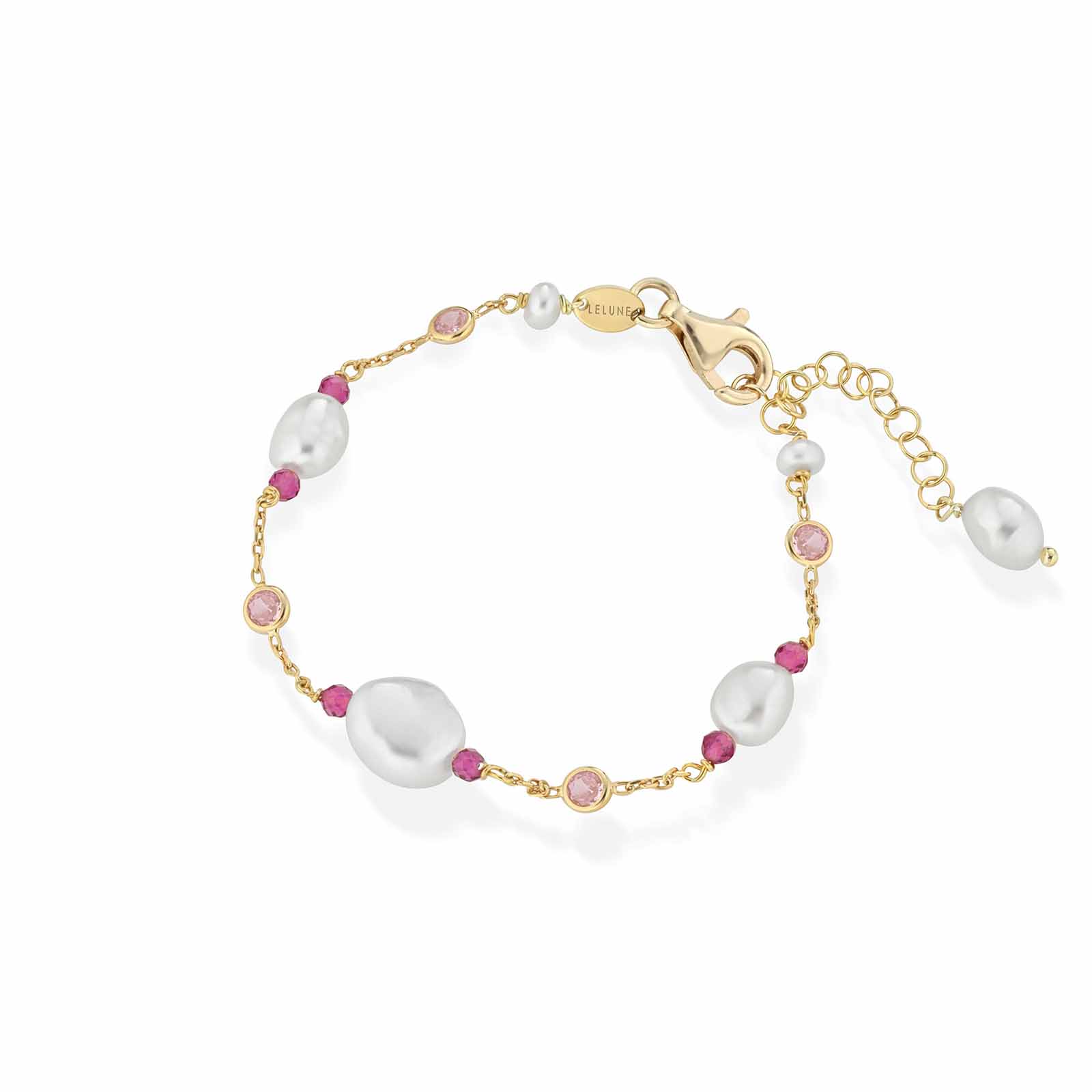 Cristelle Summer | Bracciale in argento con perle e pietre