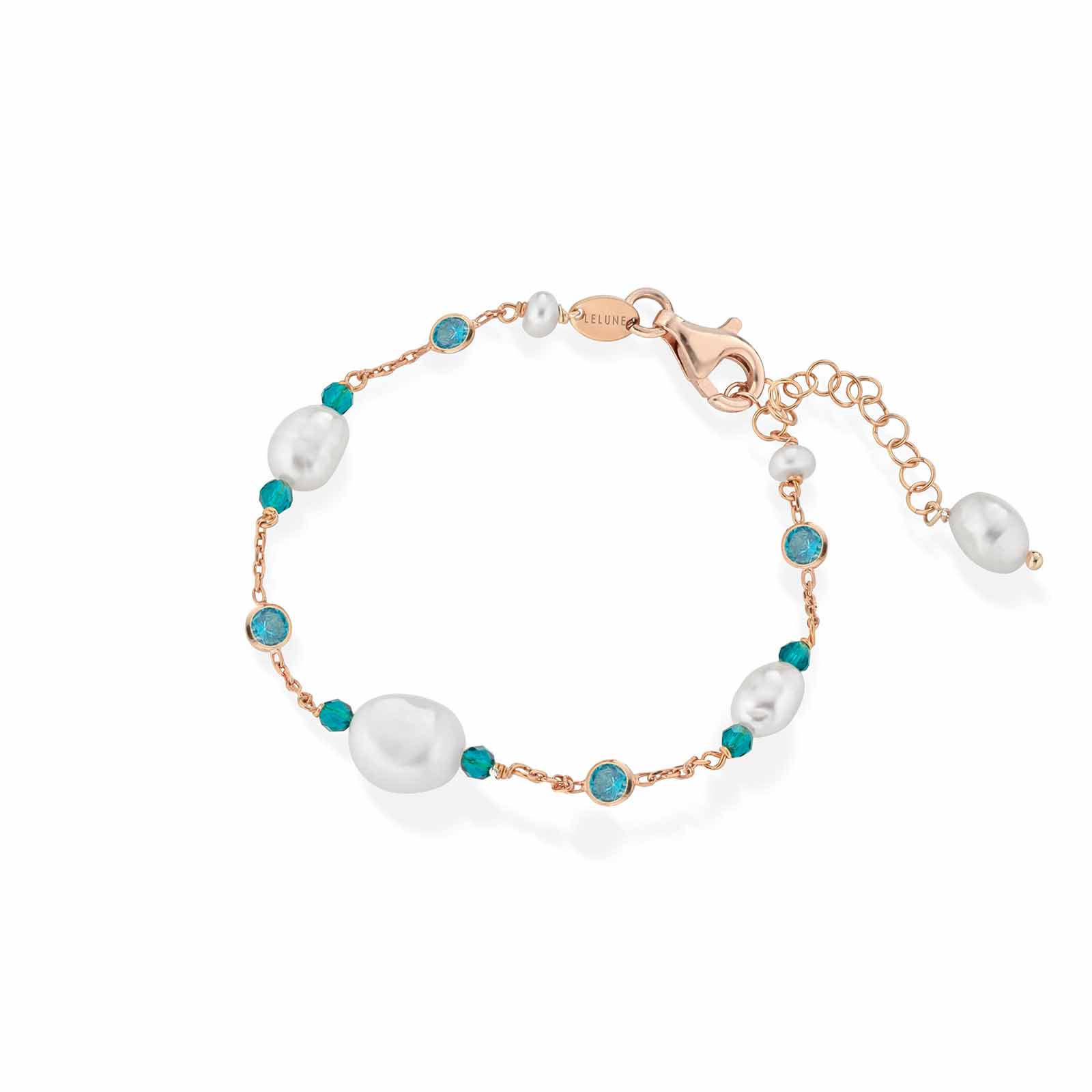 Cristelle Summer | Bracciale in argento con perle e pietre