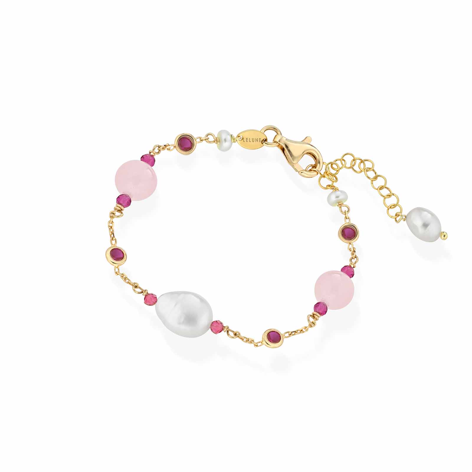 Cristelle Summer | Bracciale in argento con perle e pietre