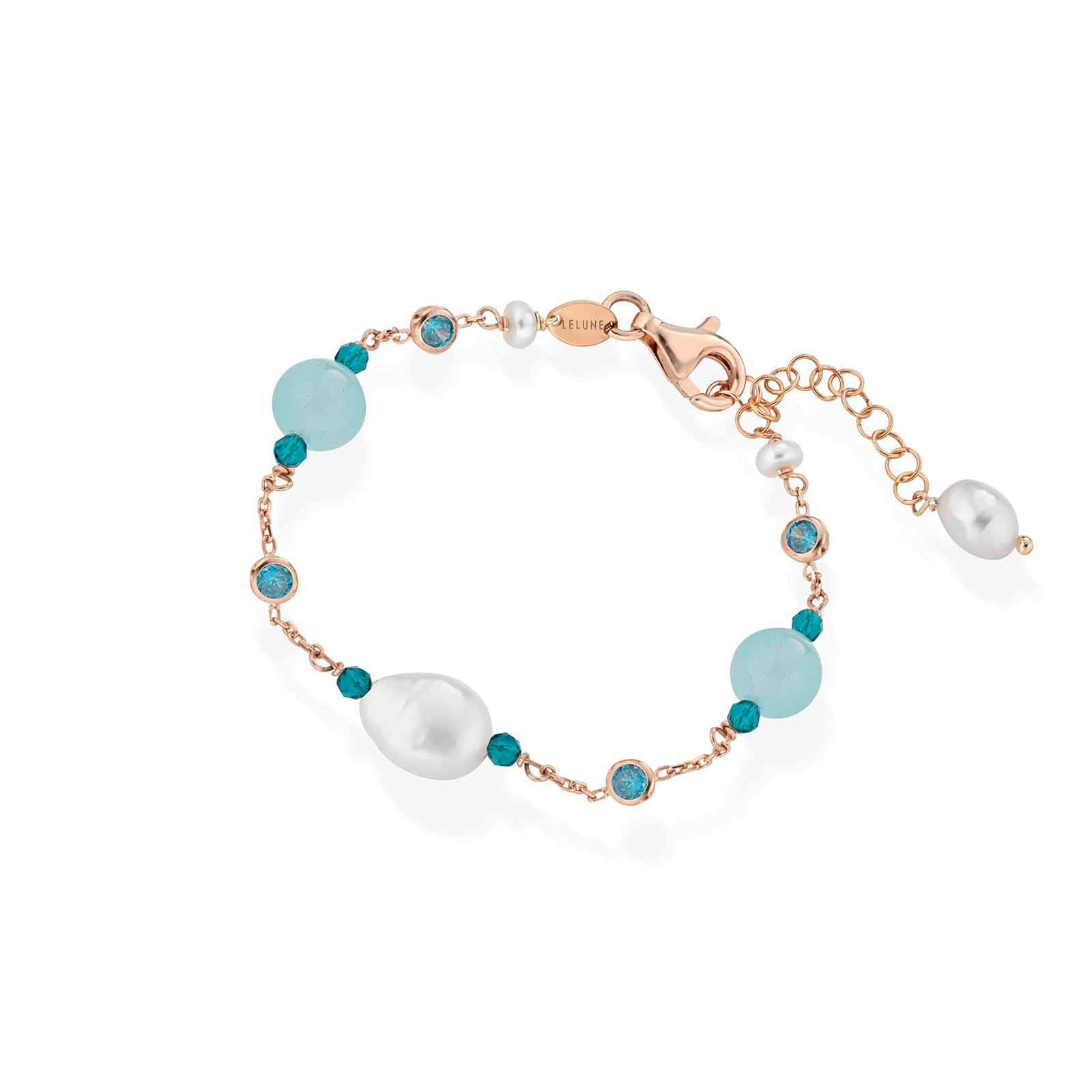 Cristelle Summer | Bracciale in argento con perle e pietre
