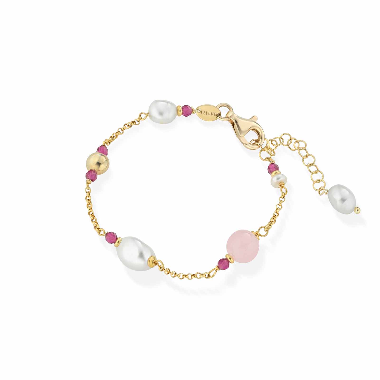Cristelle Summer | Bracciale in argento con perle e pietre
