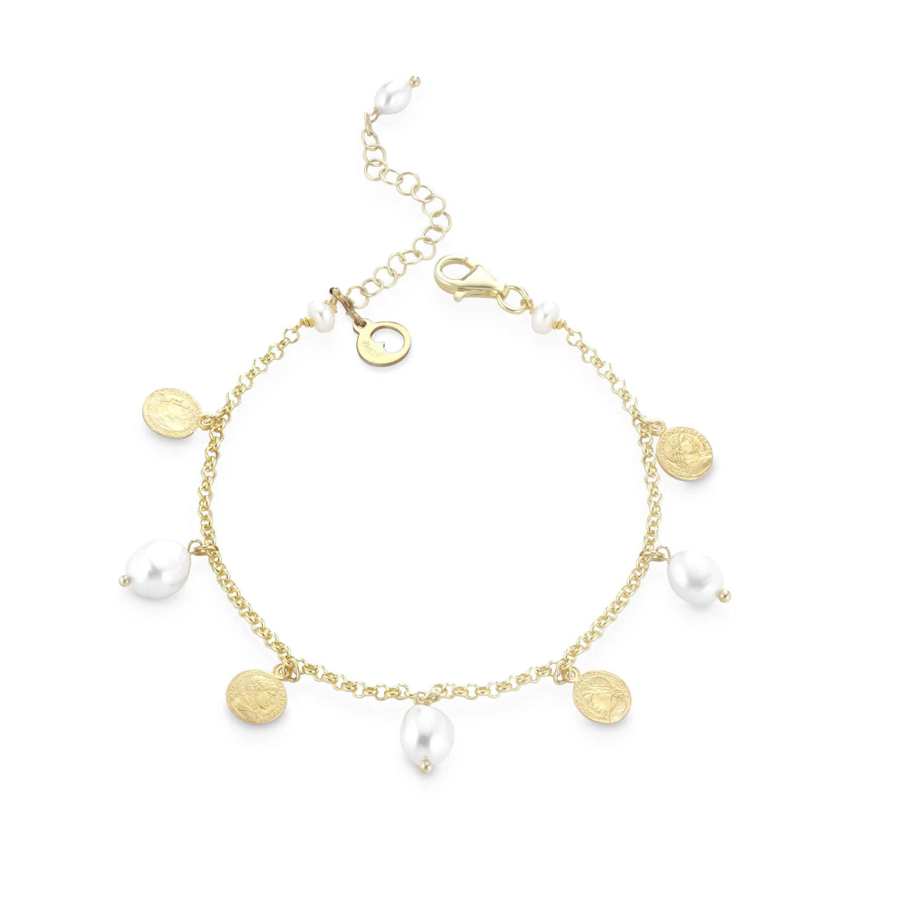 Fifth Avenue | Cavigliera con perle e argento