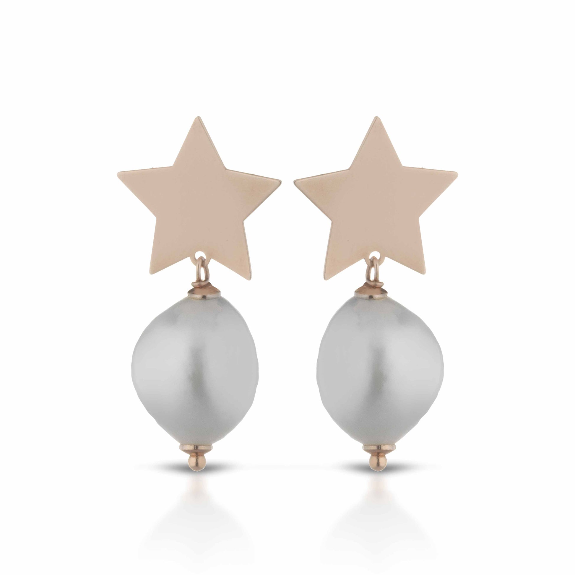 Etoile | Orecchini in argento e perle