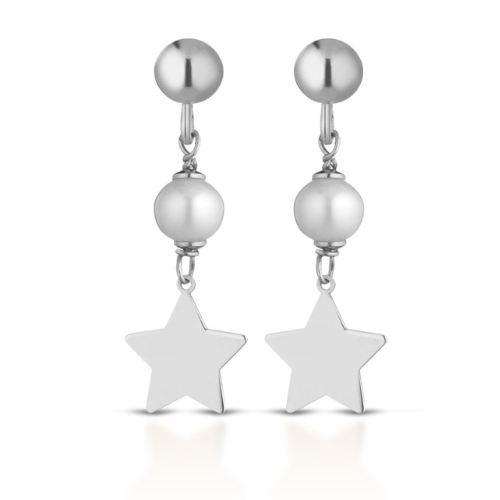 Etoile | Orecchini in argento e perle