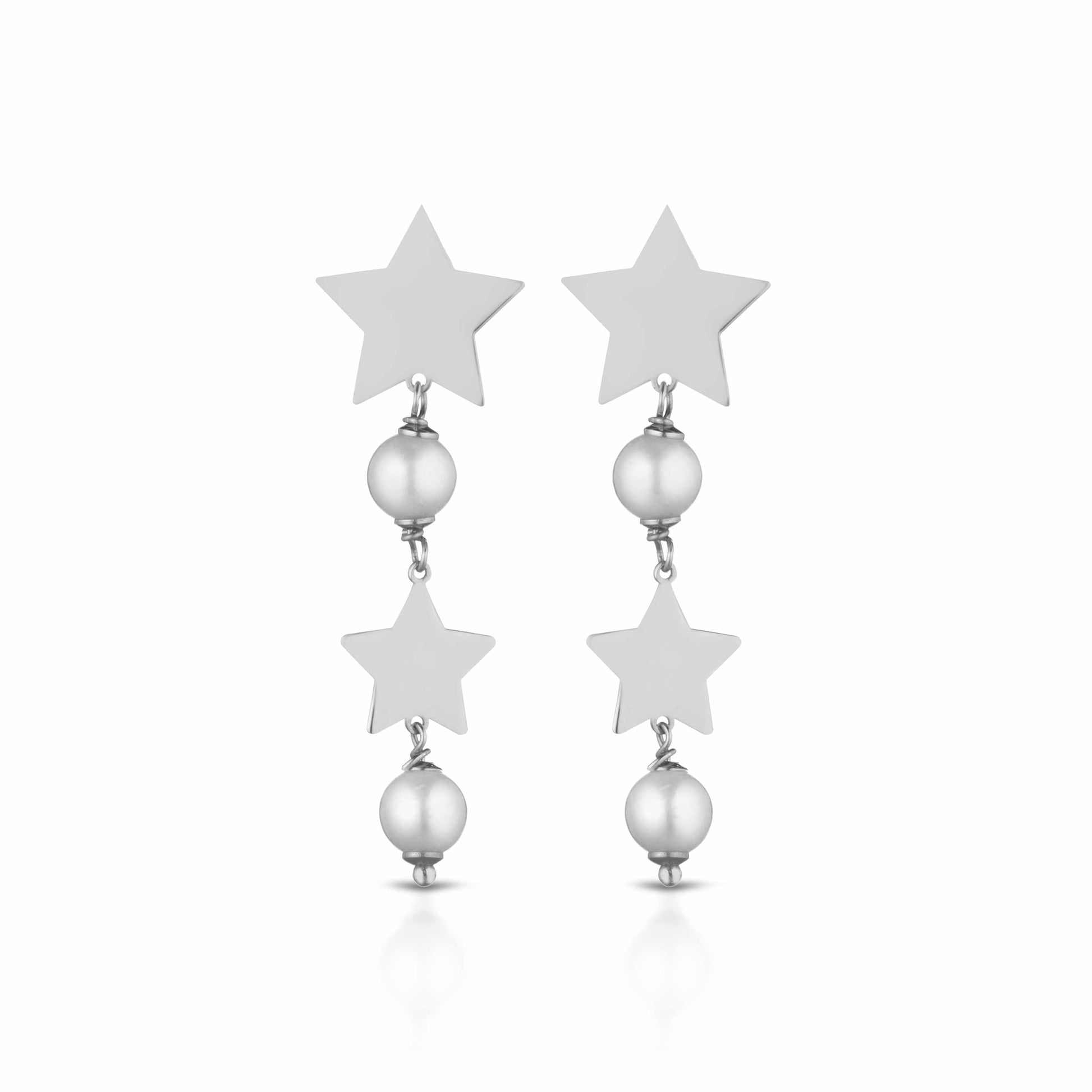 Etoile | Orecchini in argento e perle