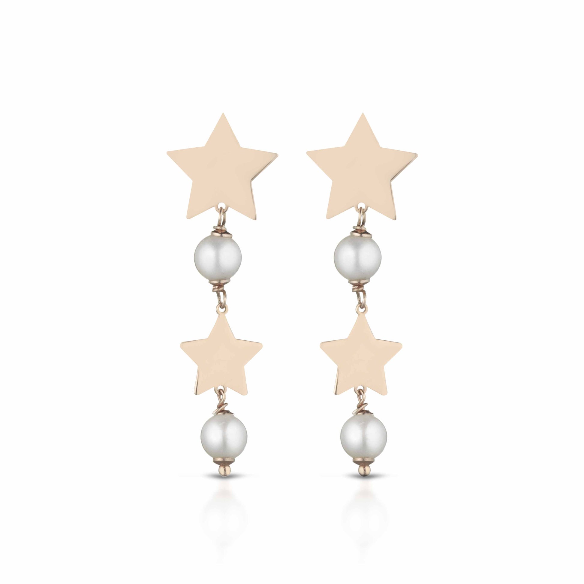 Etoile | Orecchini in argento e perle
