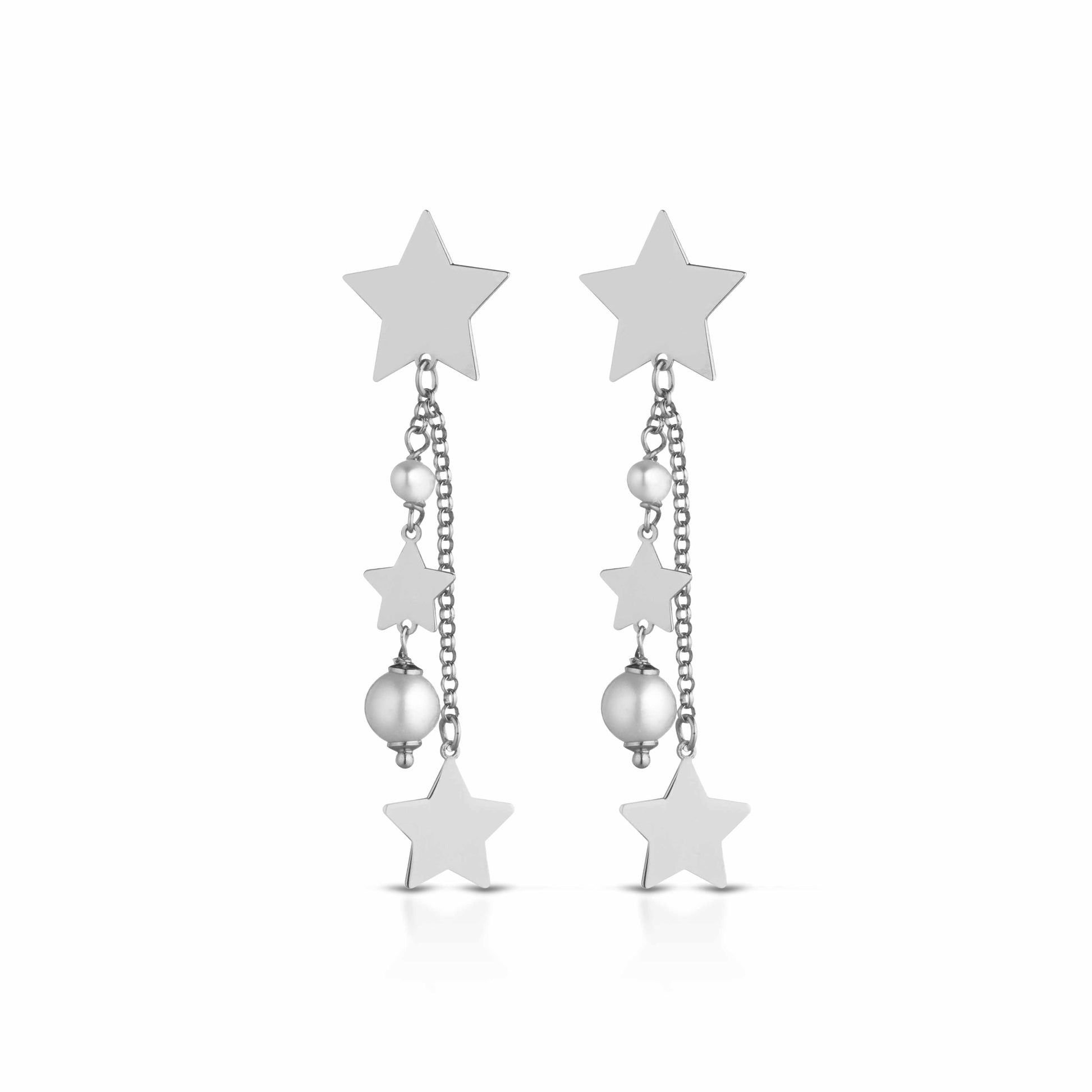 Etoile | Orecchini in argento e perle