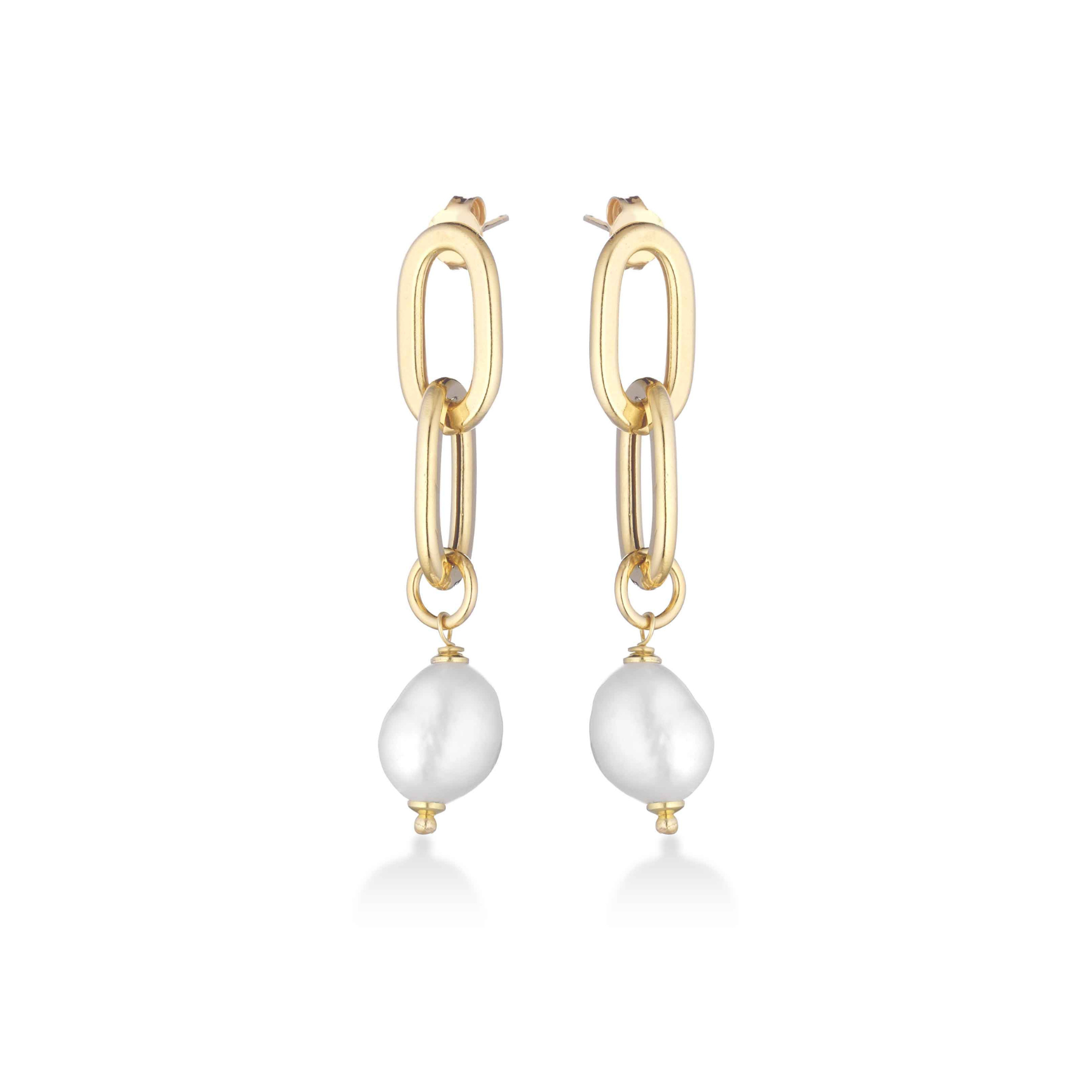 Fifth Avenue | Orecchini con perle e argento