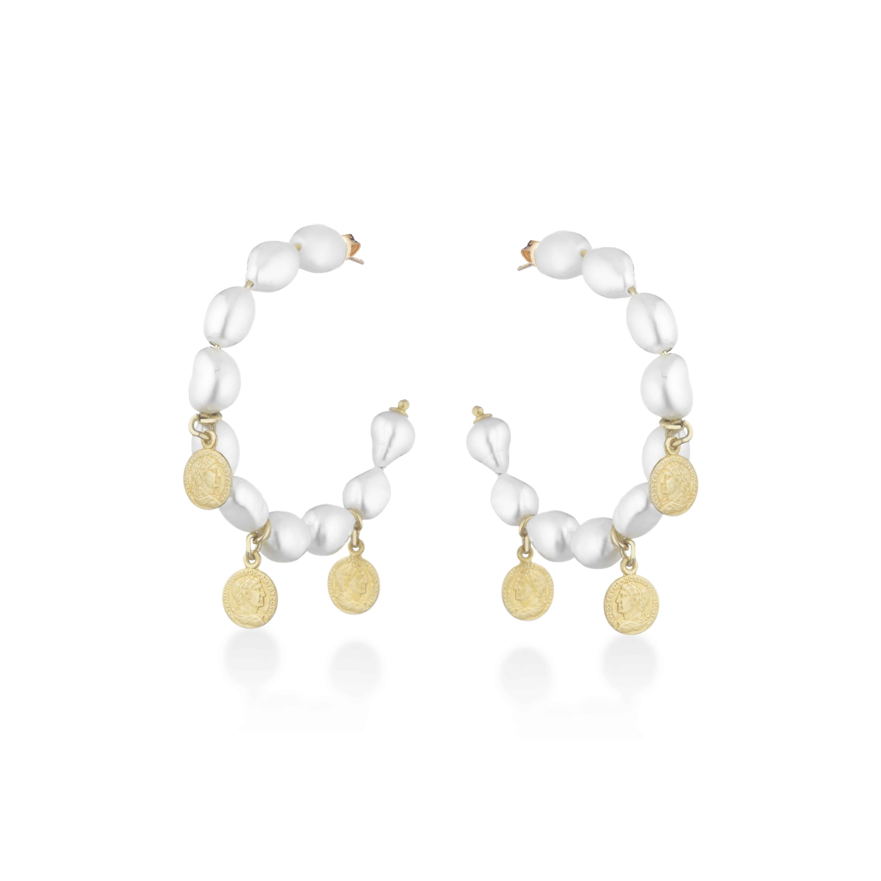 Fifth Avenue | Orecchini con perle e argento